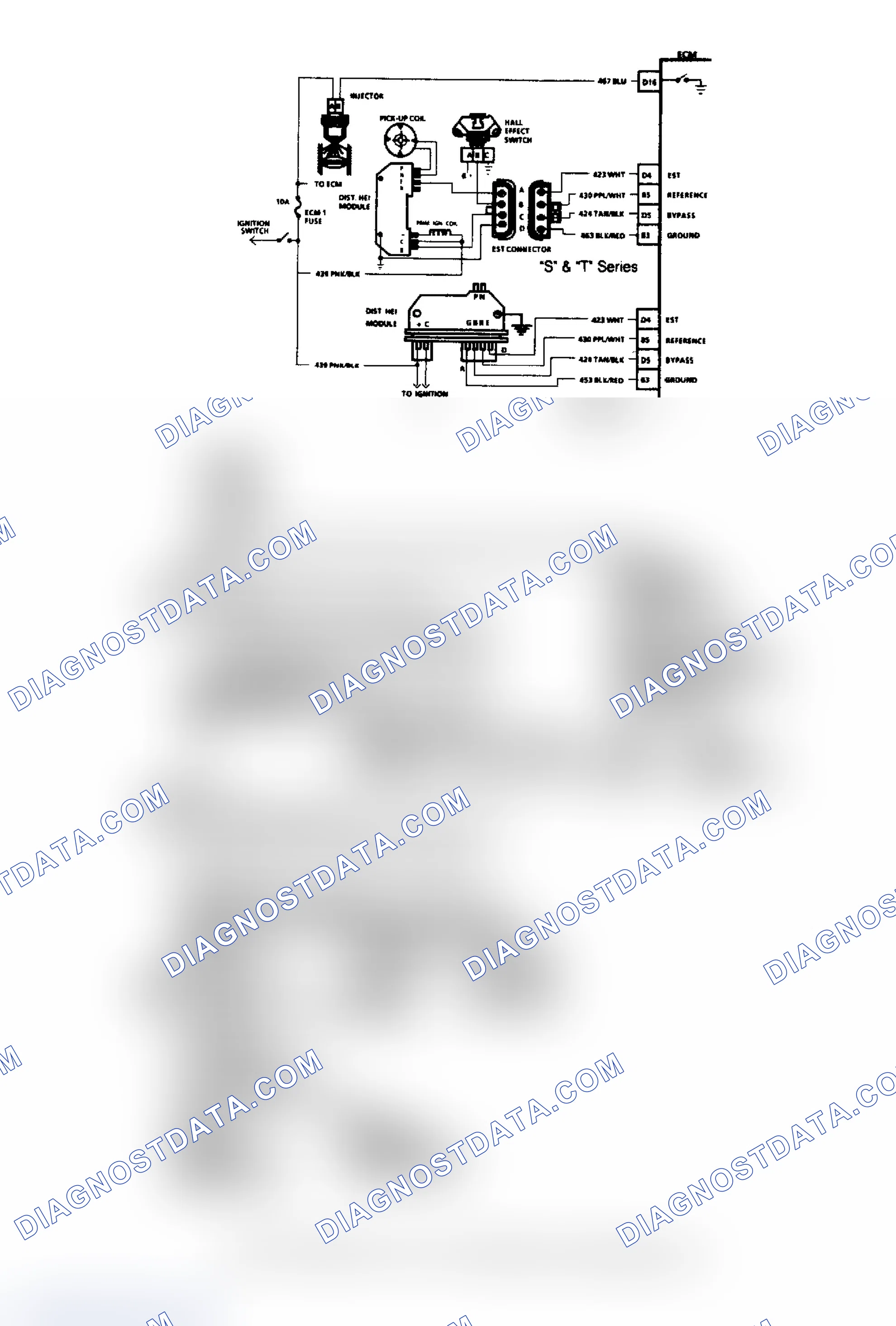 Scheme 33: Chart A4, Injector Circuit Diagnosis (2.5L)