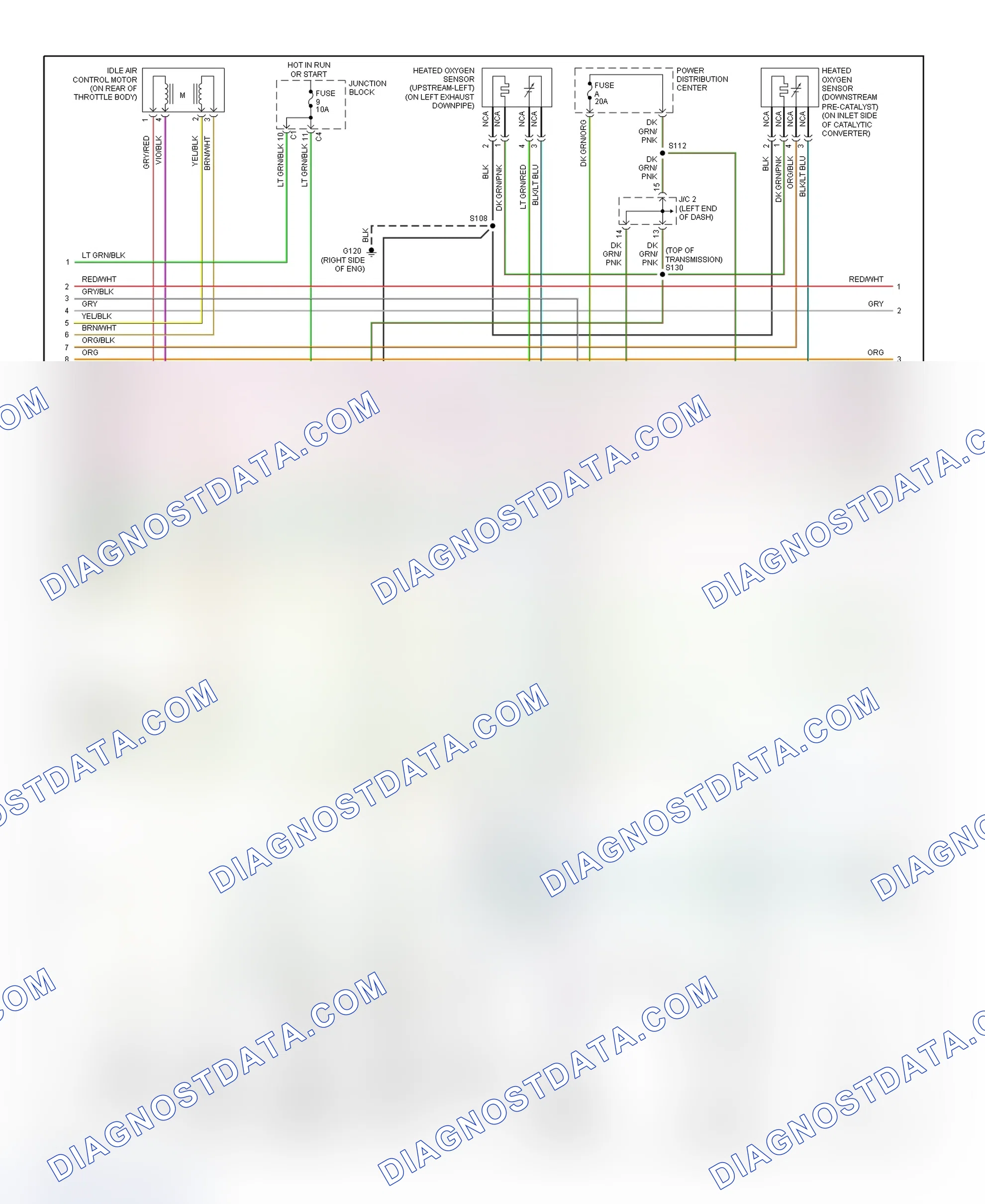 Scheme 35: PCM Wiring Diagram (Dakota - 5.9L - 2 Of 3)