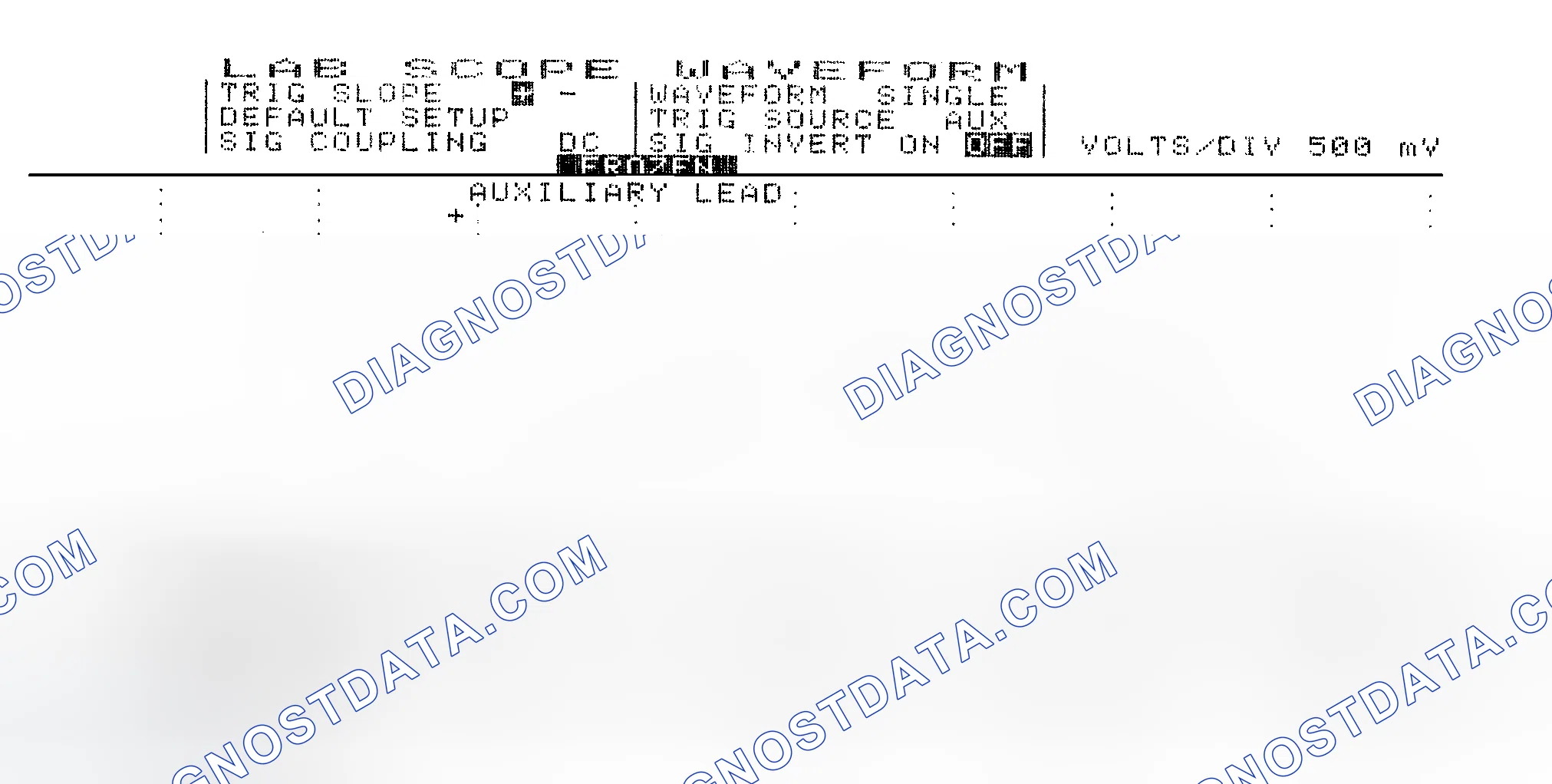 Scheme 14: Single Injector w/Excessive Current Flow - Current Pattern