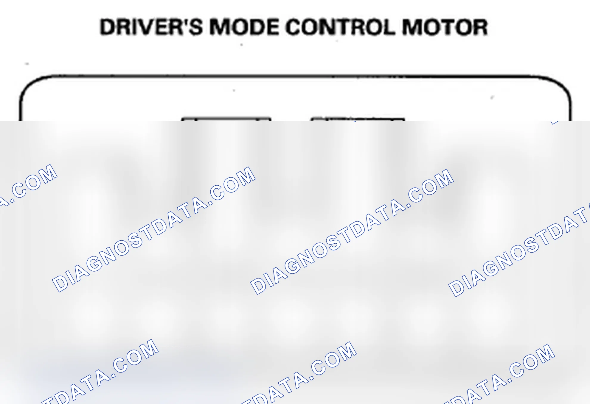 Scheme 186: Driver's Mode Control Motor Test