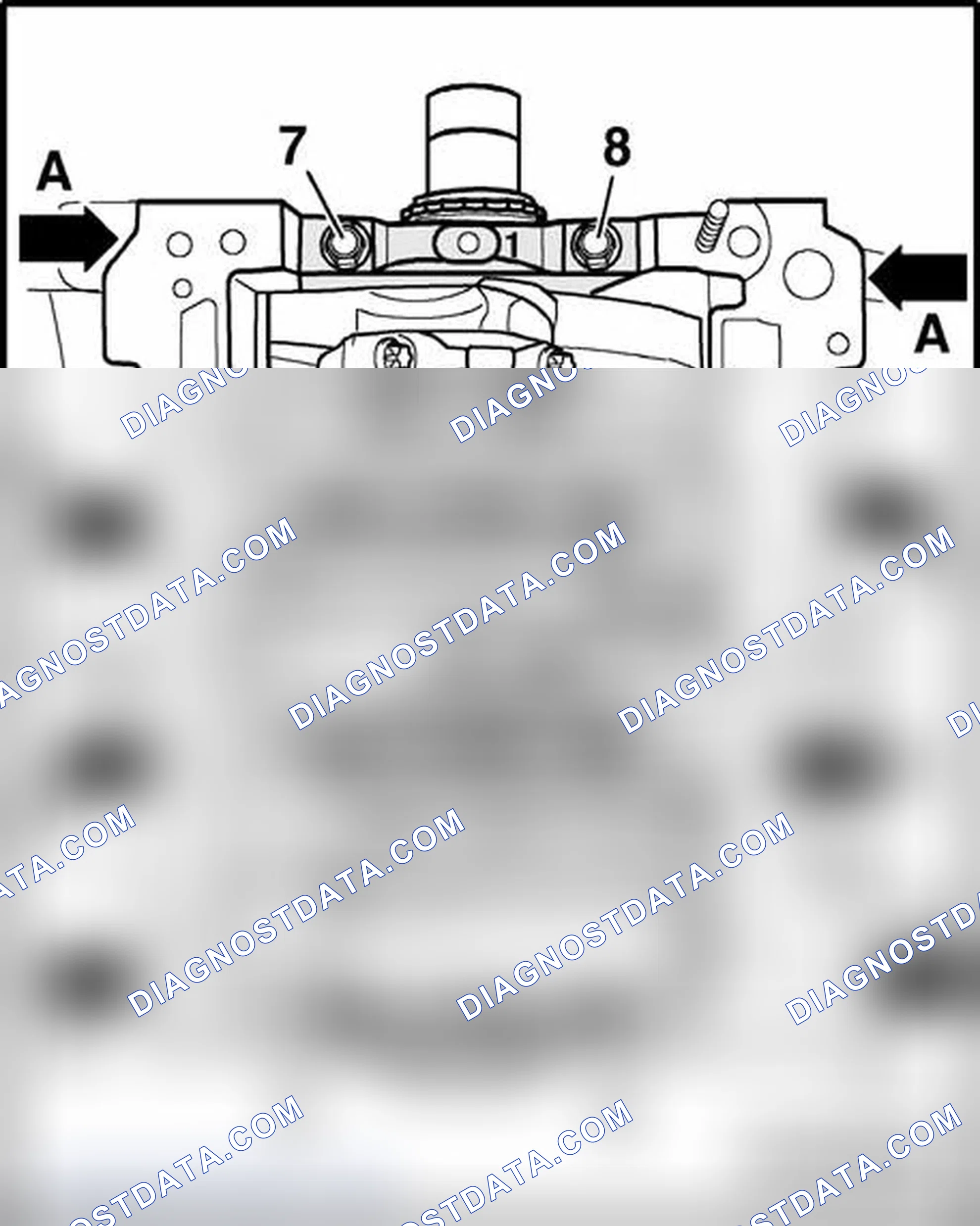 Scheme 242: Installing crankshaft bearing cap
