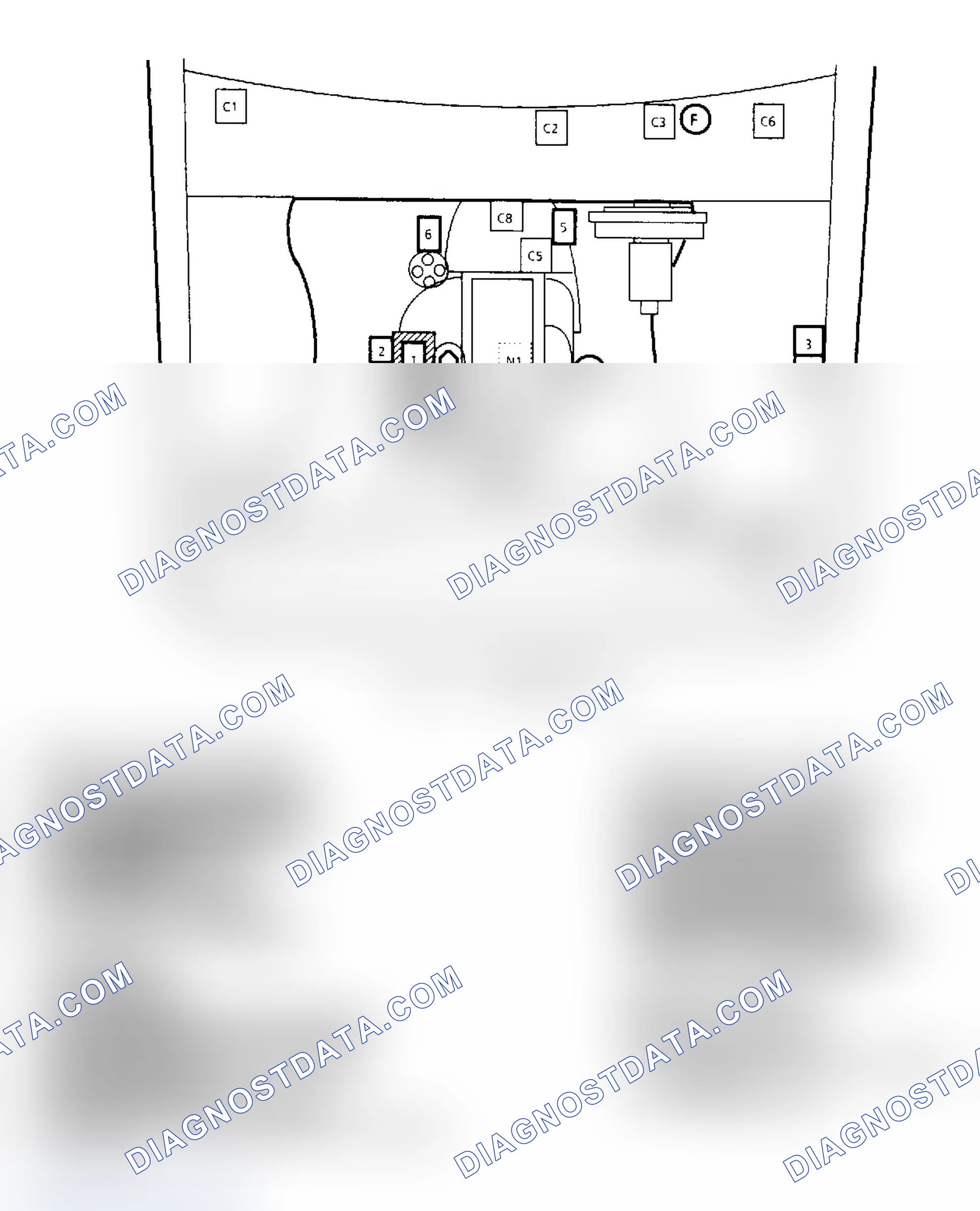 Scheme 138: Component Locations for "S/T" Series 2.5L