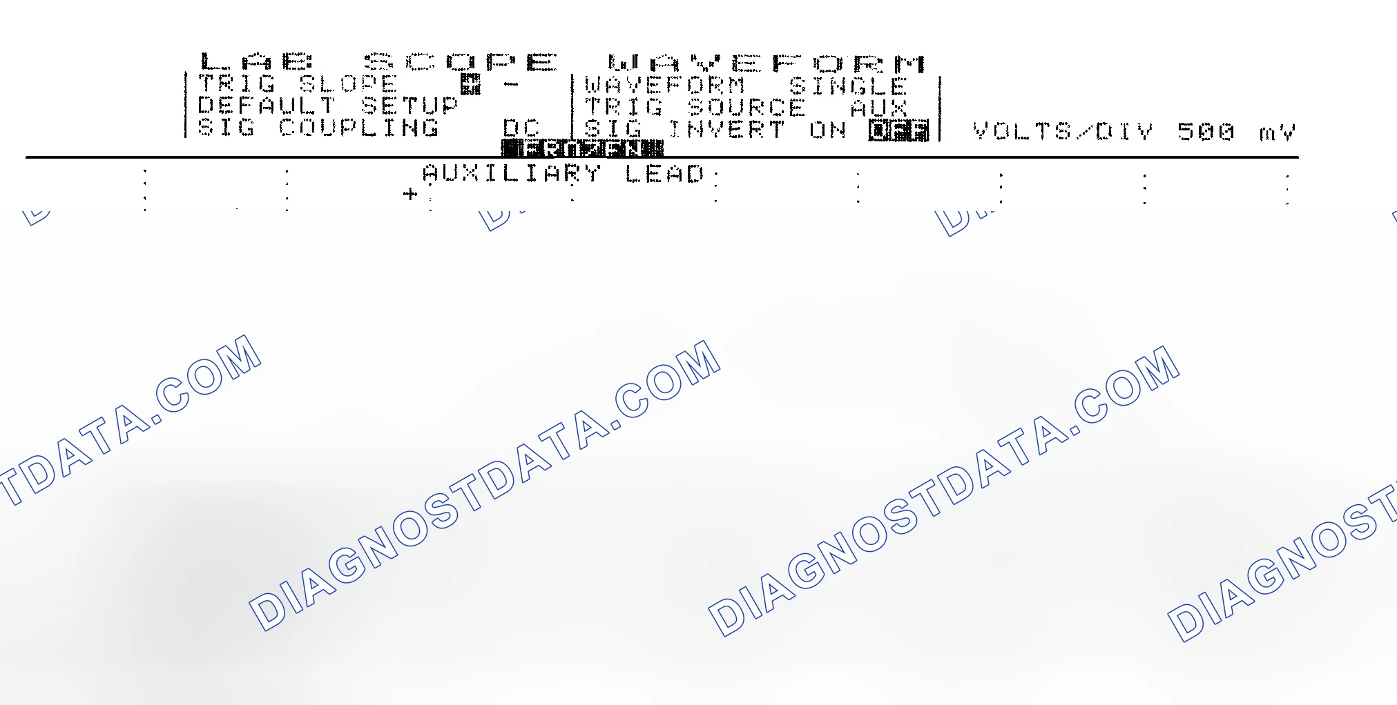Scheme 14: Single Injector w/Excessive Current Flow - Current Pattern