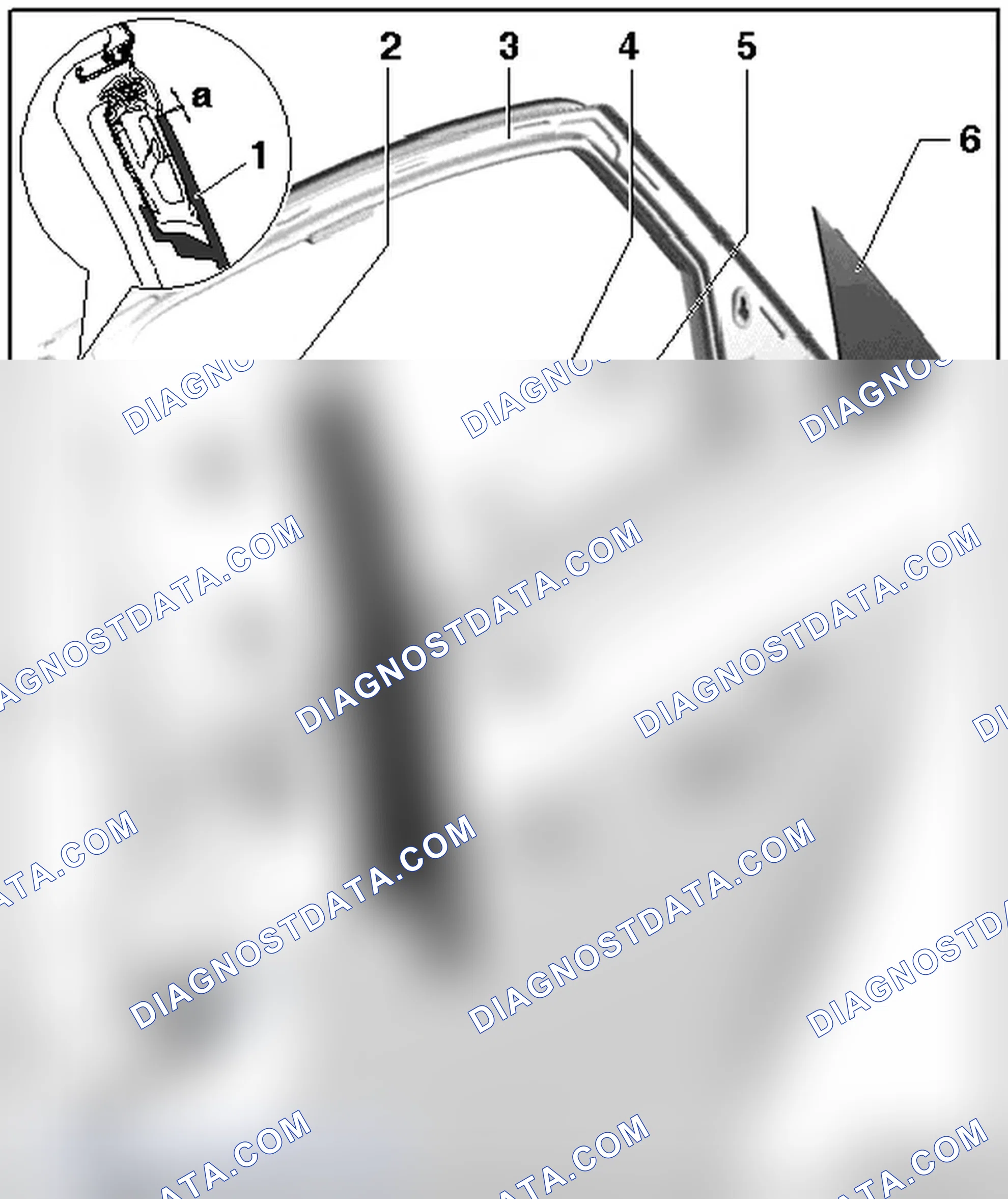 Scheme 66: REAR B-PILLAR AND C-PILLAR TRIM