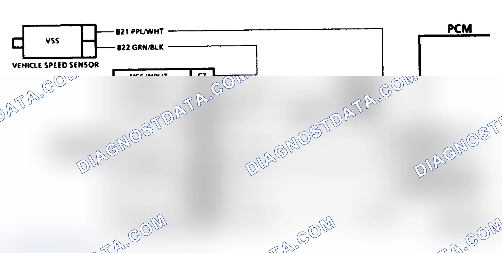 Scheme 249: Code 24, Schematic ("C" & "K" Series Exc. M/T) Vehicle Speed Sensor