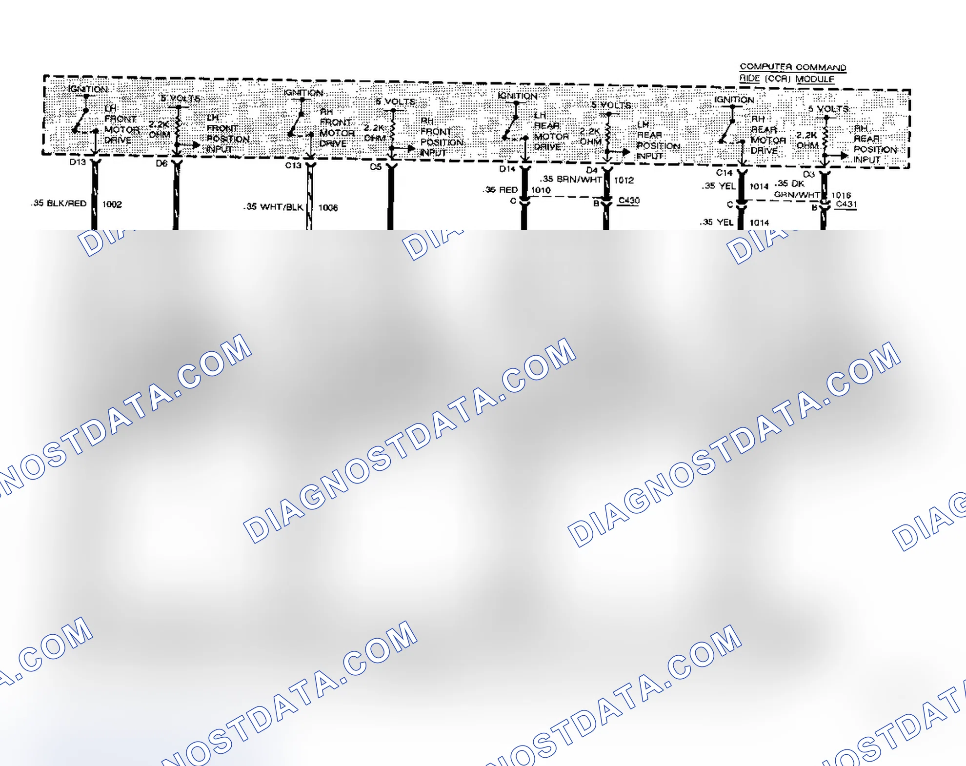 Scheme 55: Computer Command Ride System Wiring Diagram