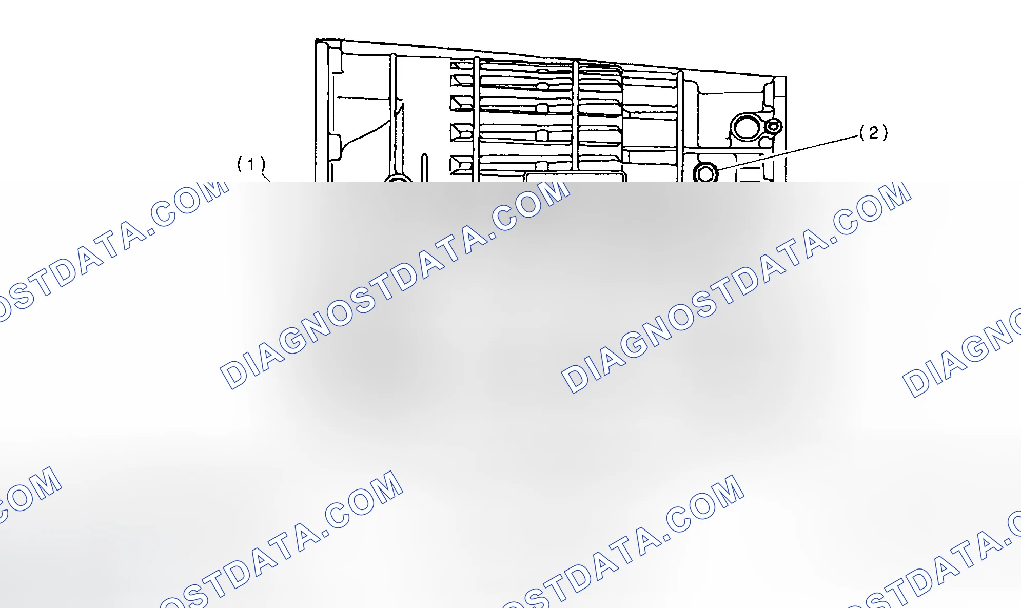 Scheme 38: Transmission Case (LH Side) Fluid Passages