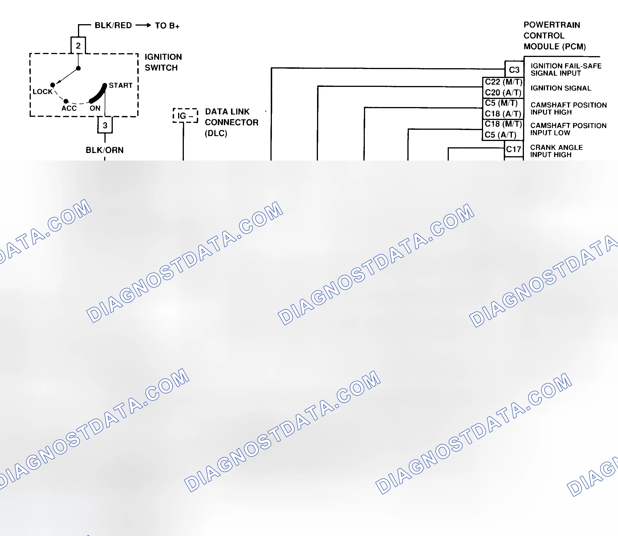 Scheme 63: CODES 12 - Schematic (Prizm LSi) No RPM Signal