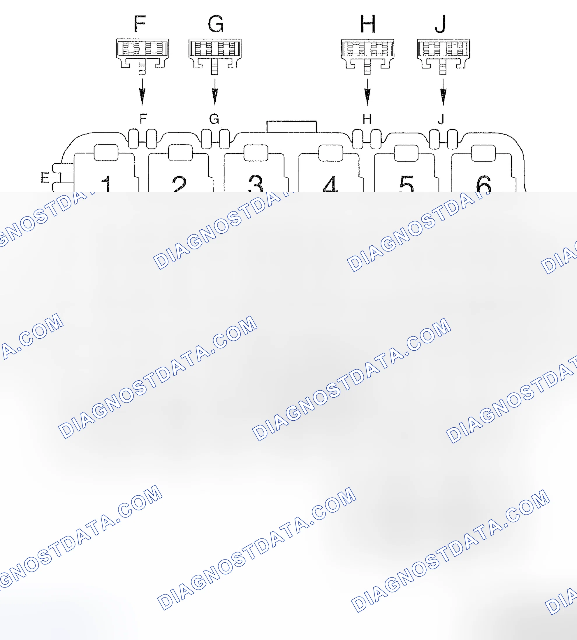 Scheme 23: FUSE ARRANGEMENTS ON RELAY PANEL, INSTRUMENT PANEL - LEFT SIDE