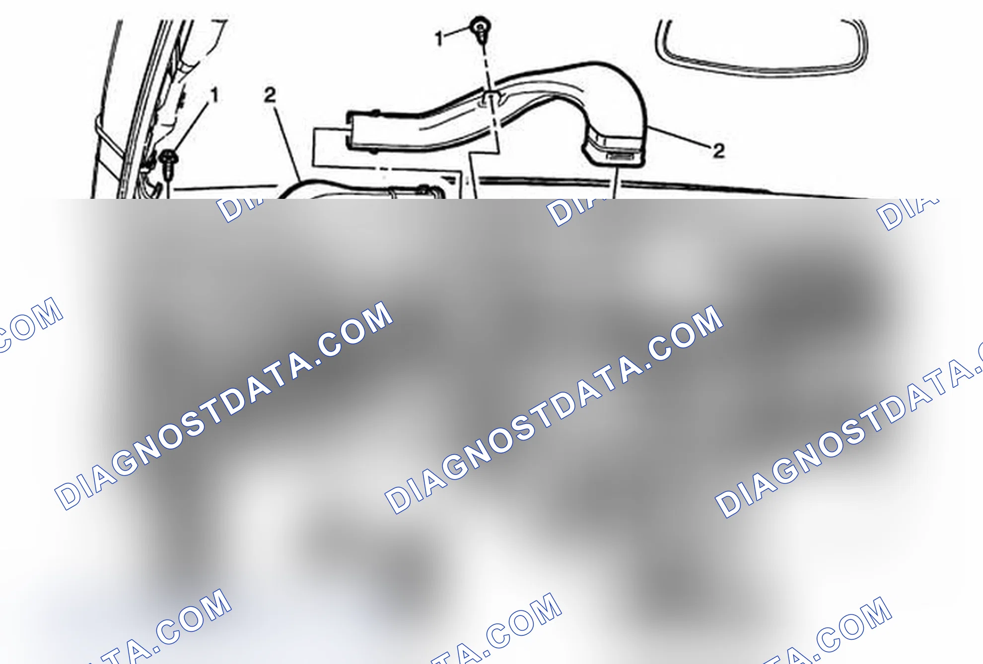 Scheme 58: Air Distributor Duct Replacement - Left Side