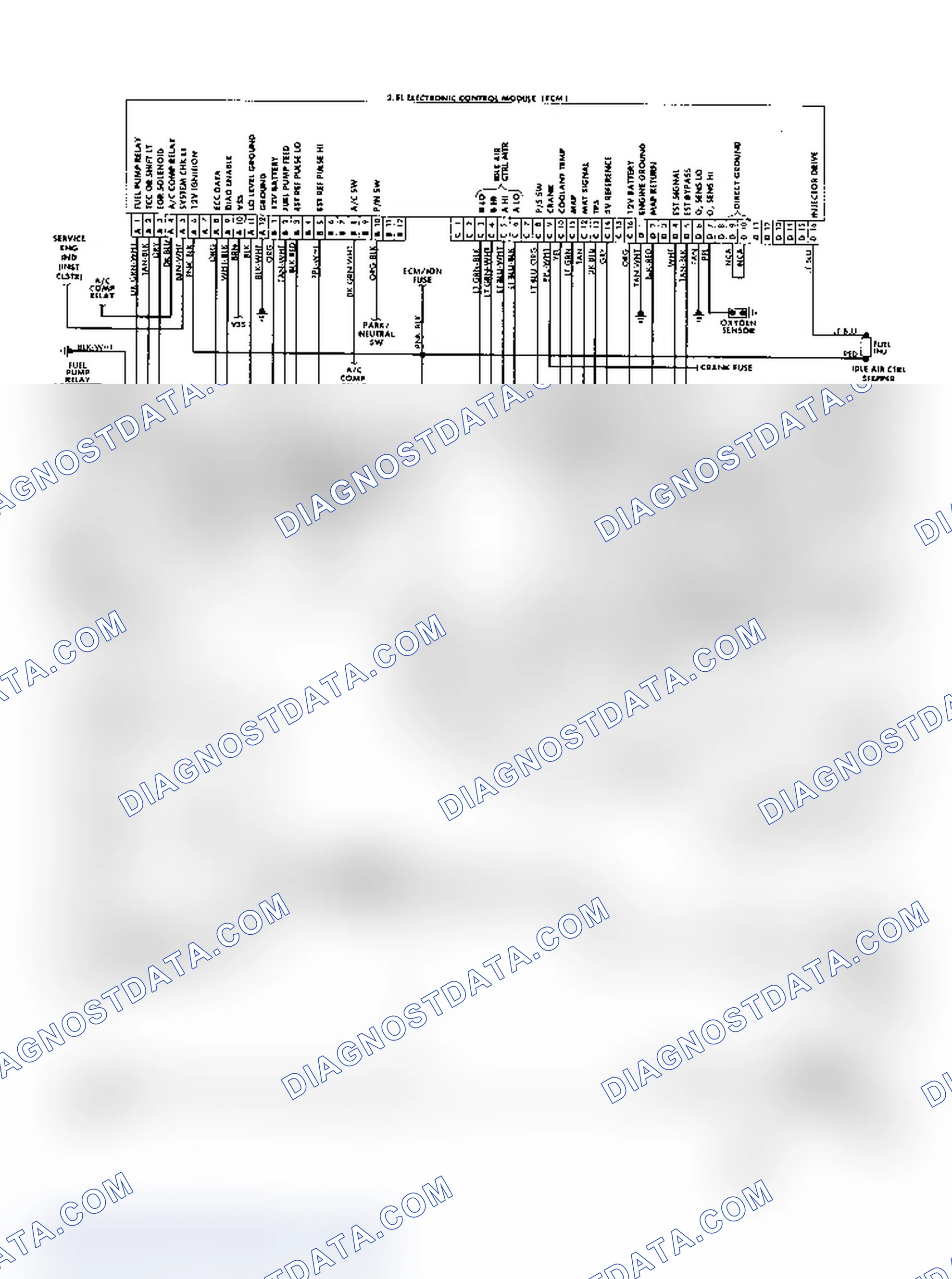 Scheme 155: "S/T" Series (2.5L) Wiring Diagram
