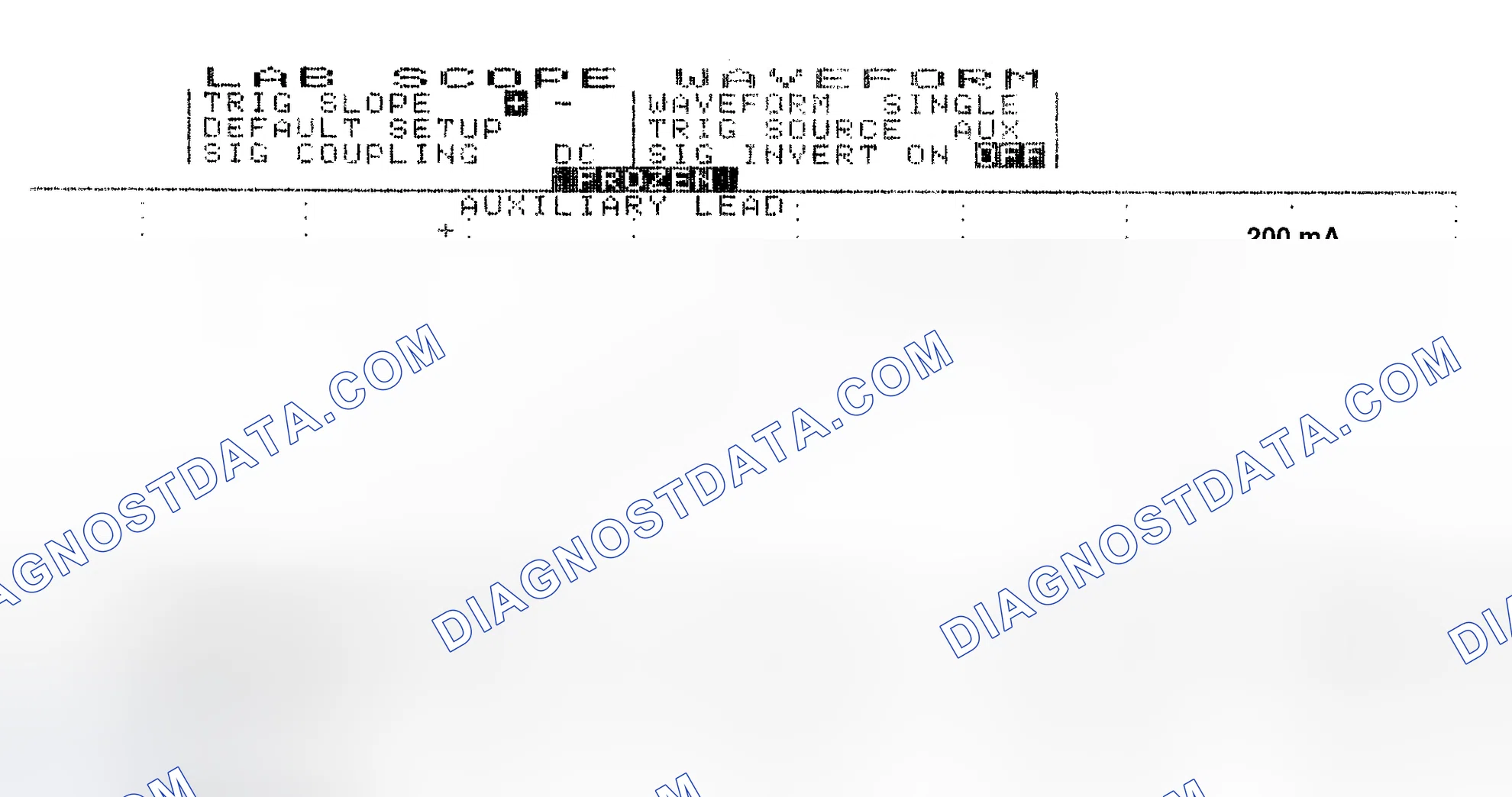 Scheme 13: Single Injector w/Normal Current Flow - Current Pattern