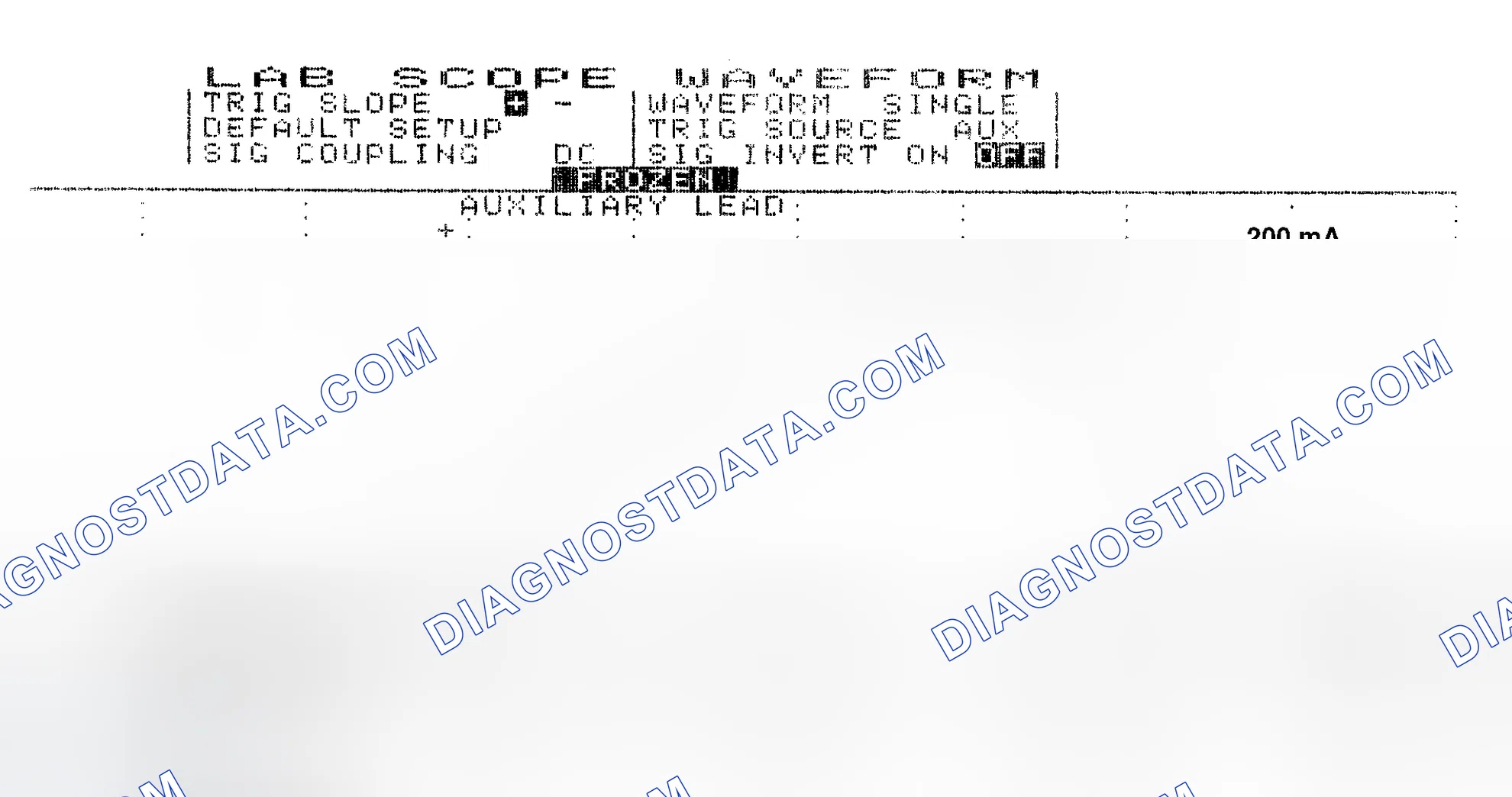 Scheme 13: Single Injector w/Normal Current Flow - Current Pattern