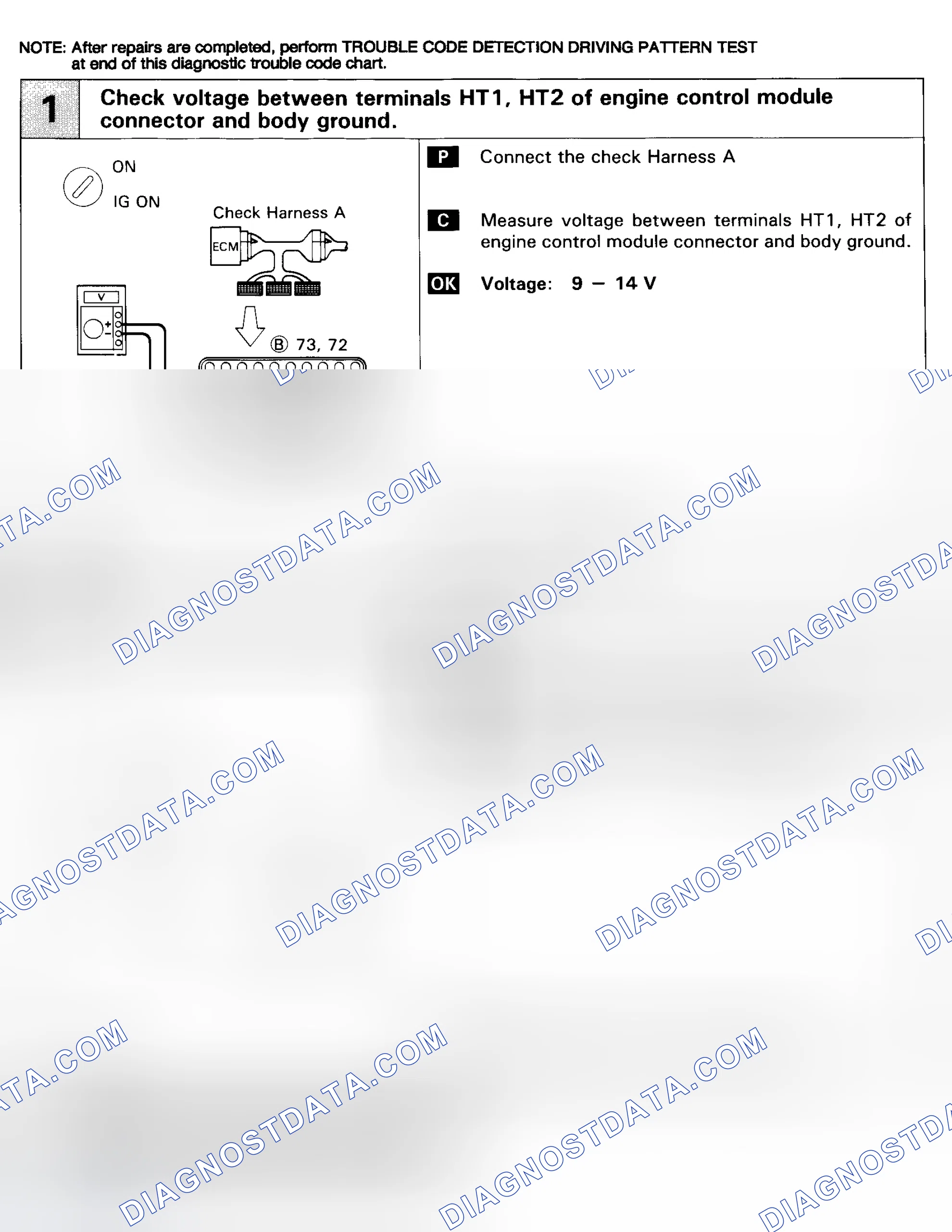 Scheme 33: Code 21 Flow Chart - 1 Of 2 (GS300 Calif.) Code 21 - Main O2 Sensor Circuit (Front O2 Sensor)