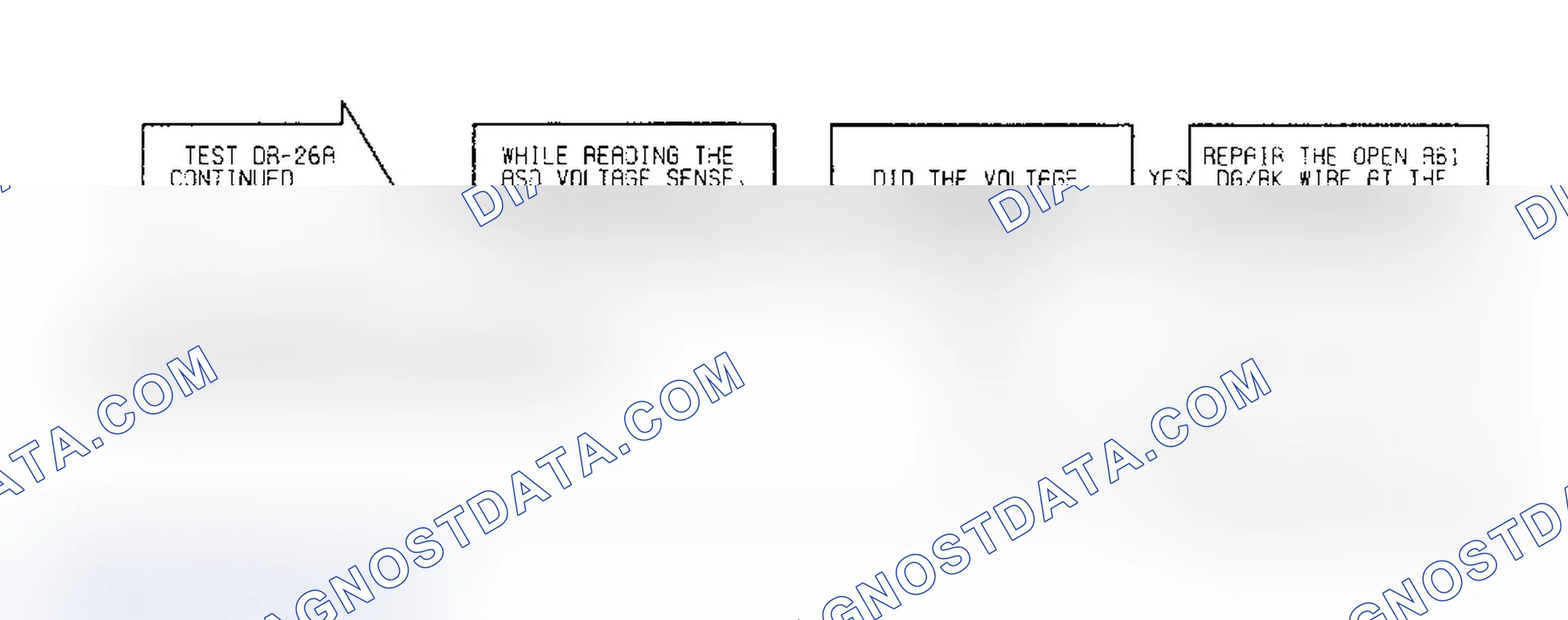 Scheme 485: Test DR-26A Code 42, Diagnostic Flow Chart (2 of 2)
