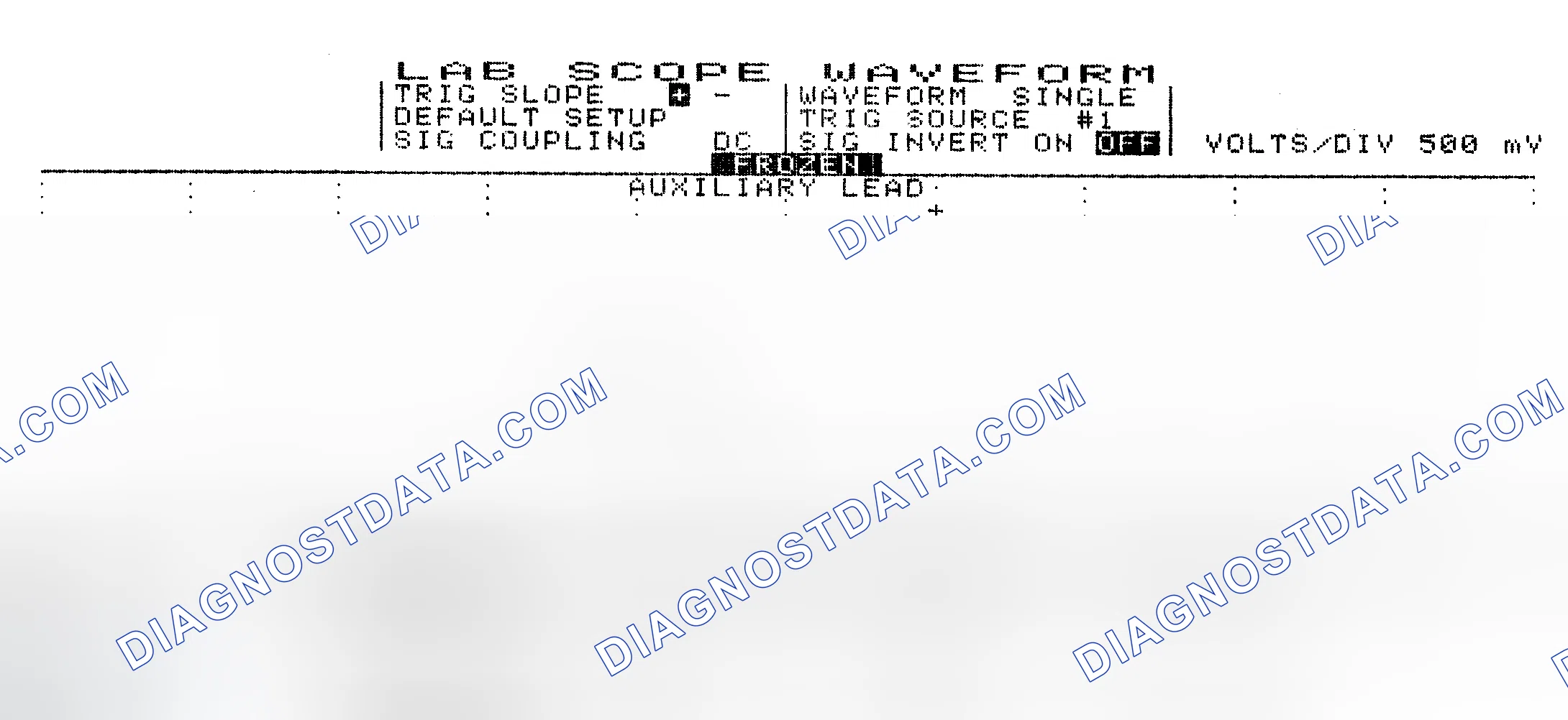 Scheme 10: Single Injector w/Excessive Current Flow - Current Pattern