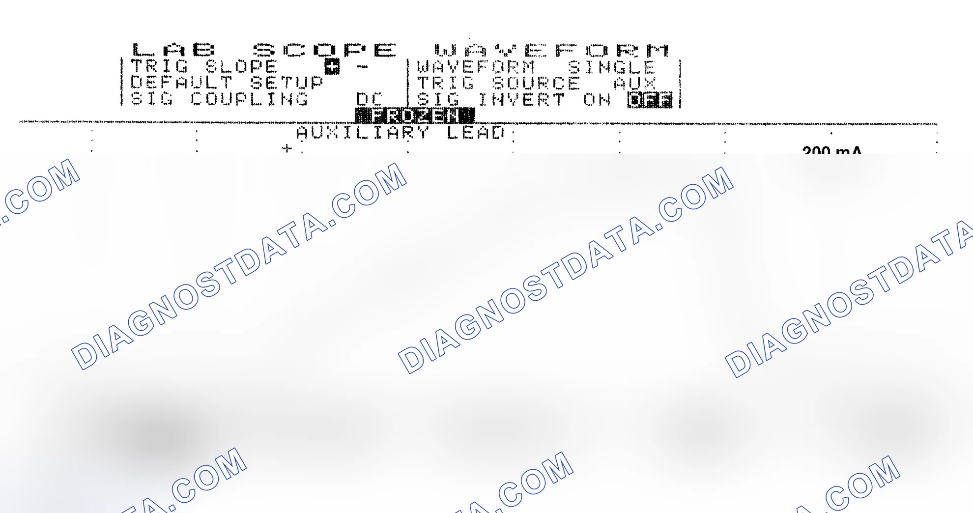 Scheme 13: Single Injector w/Normal Current Flow - Current Pattern