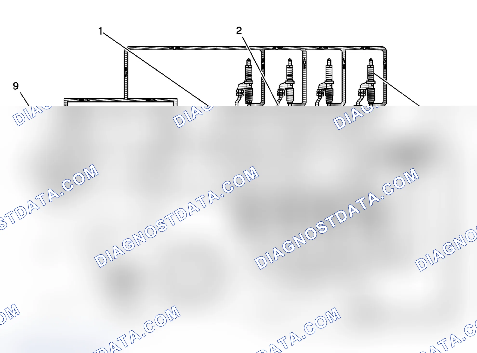 Scheme 1: Fuel Injection Line Routing Diagram