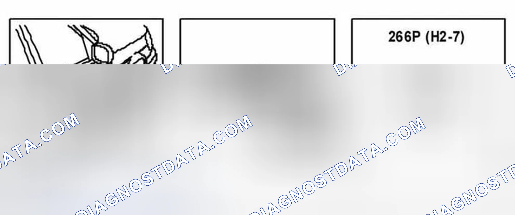Scheme 83: Loudspeaker, passenger door (266P)