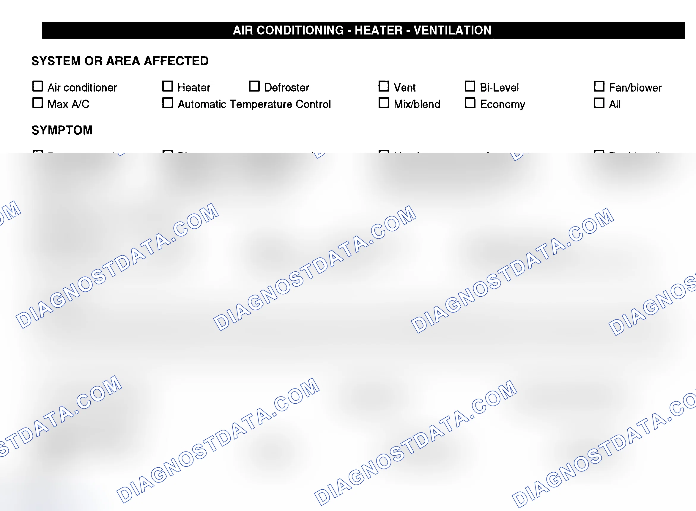 Scheme 8: Air Conditioning, Heater & Ventilation