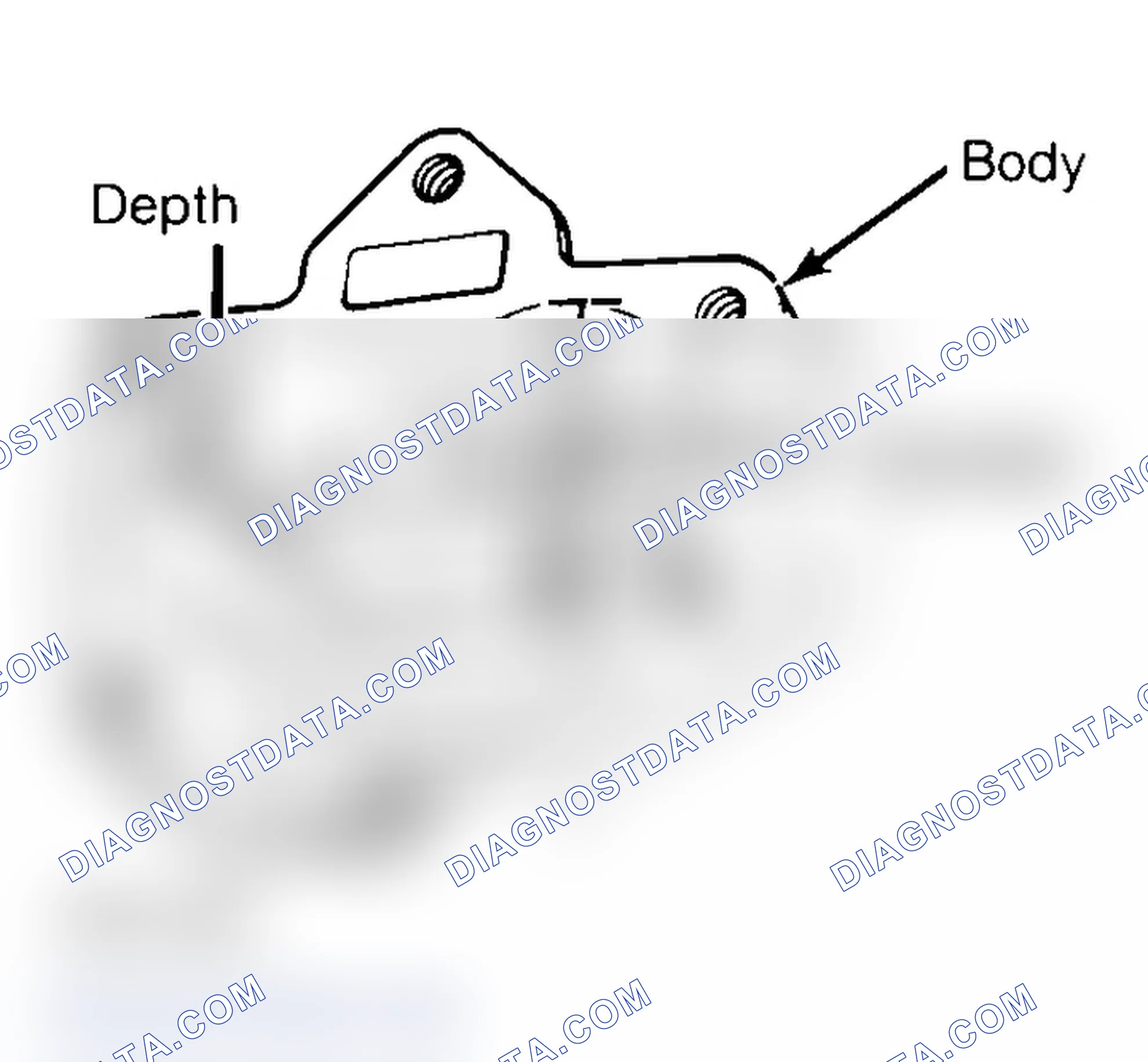 Scheme 35: Measuring Oil Pump Gear Cavity