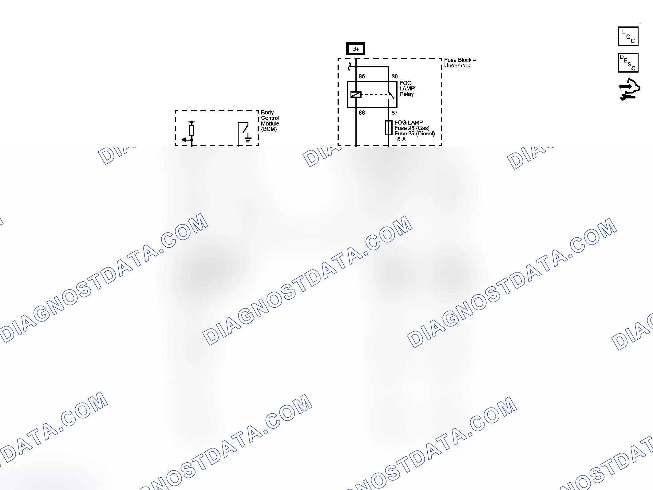 Scheme 4: Fog Lights Schematics