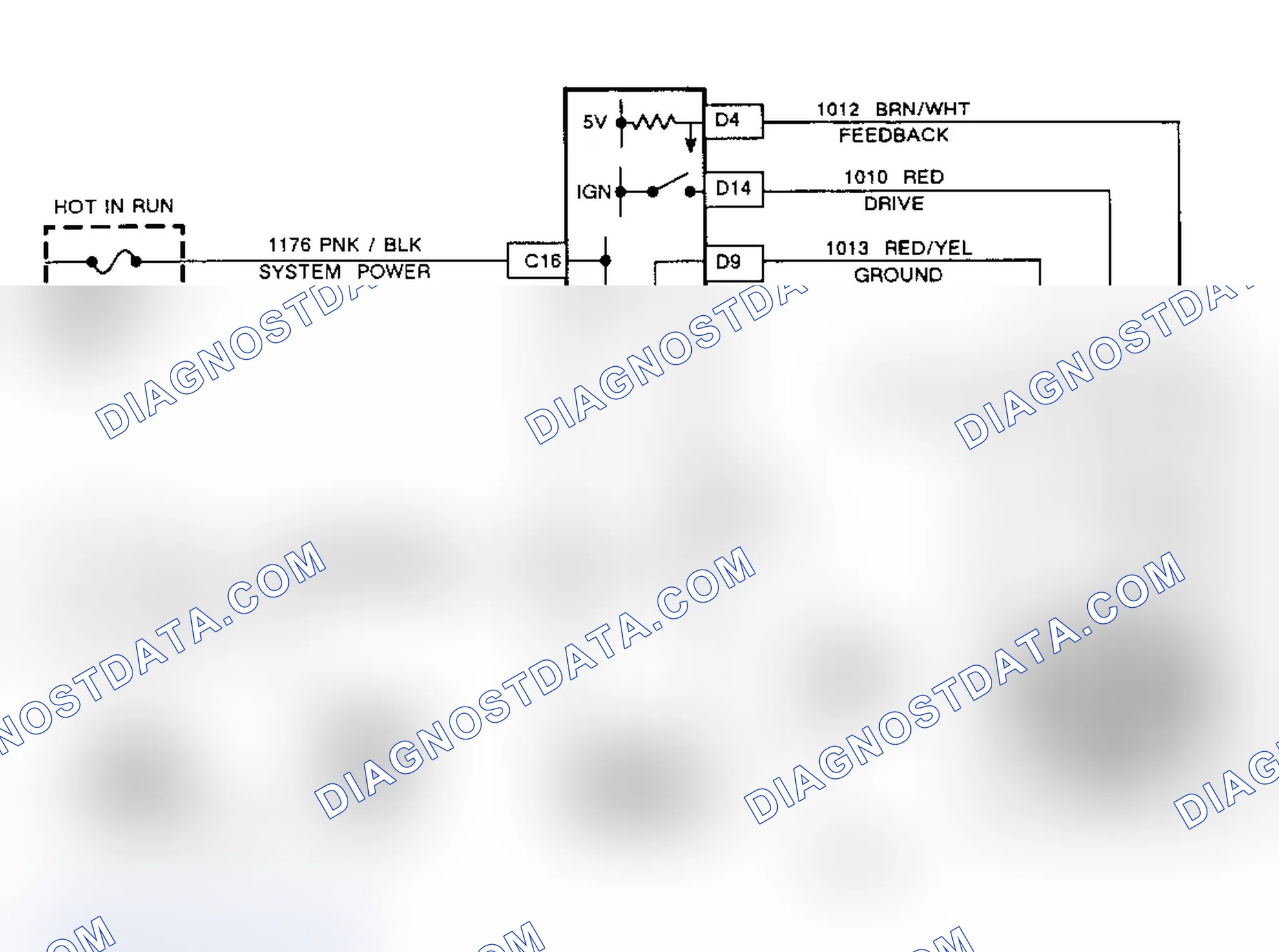 Scheme 42: Code 15, Schematic, Left Rear Actuator Over Current