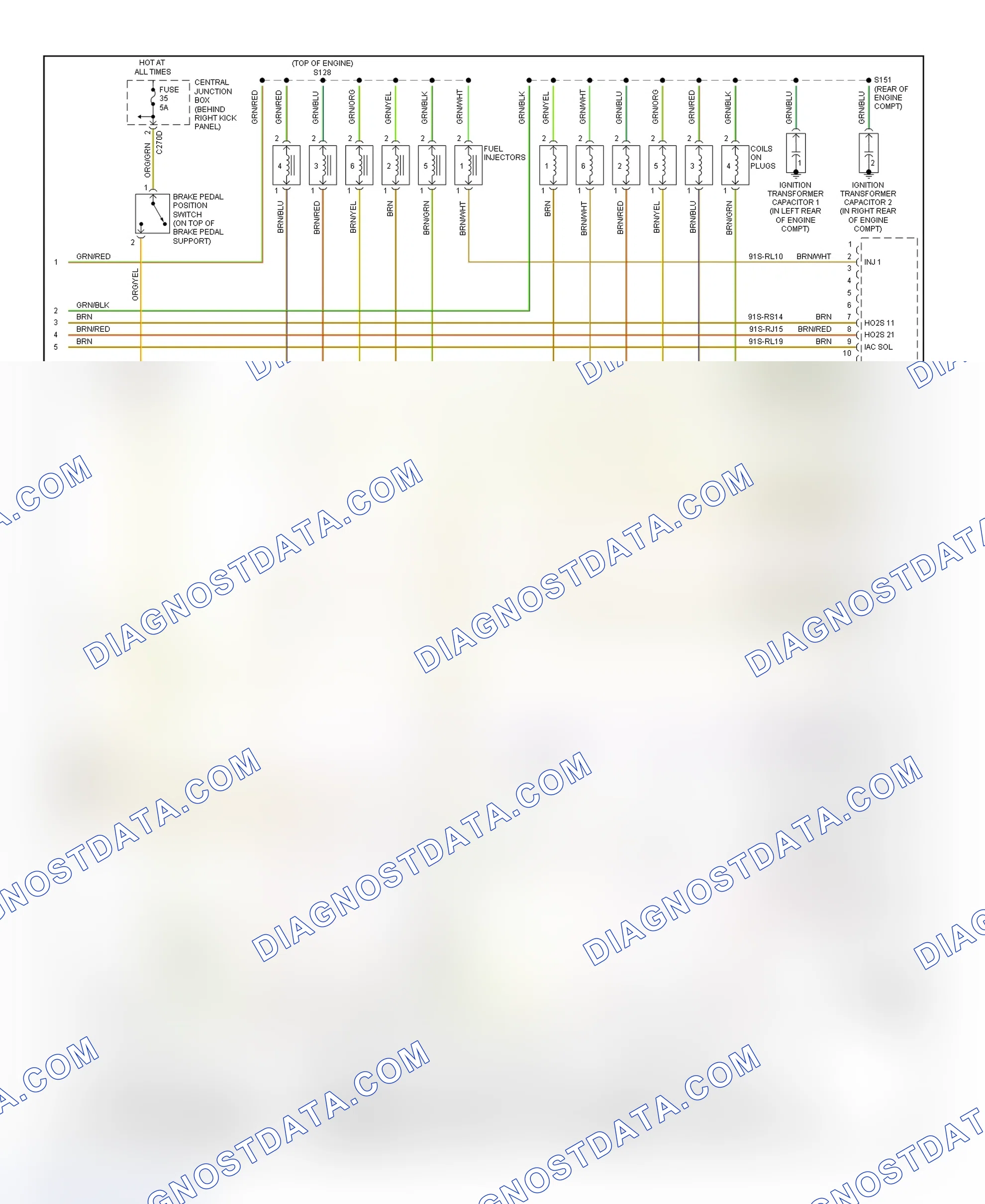 Scheme 113: PCM Wiring Diagram (LS - 3.0L - 4 Of 4)