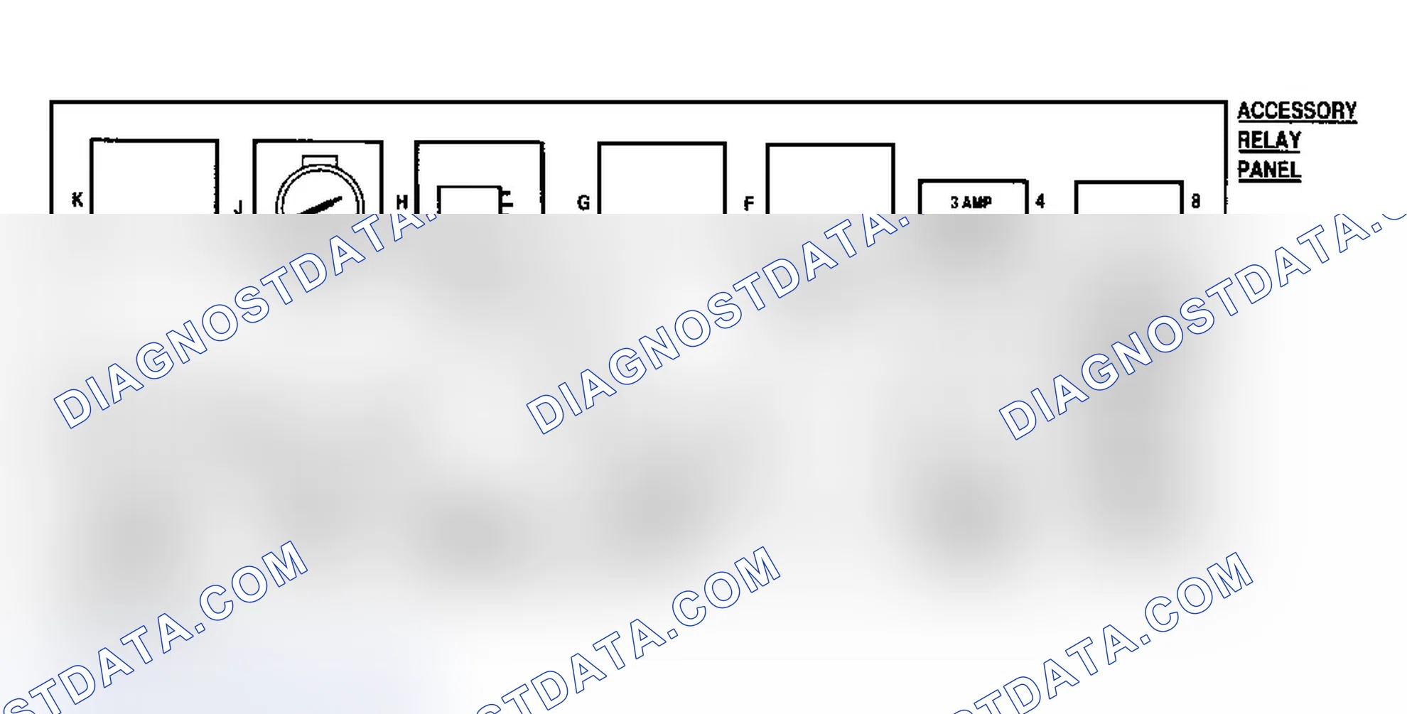 Scheme 5: ACCESSORY FUSE & RELAY PANEL ID (1990-92 CADILLAC)