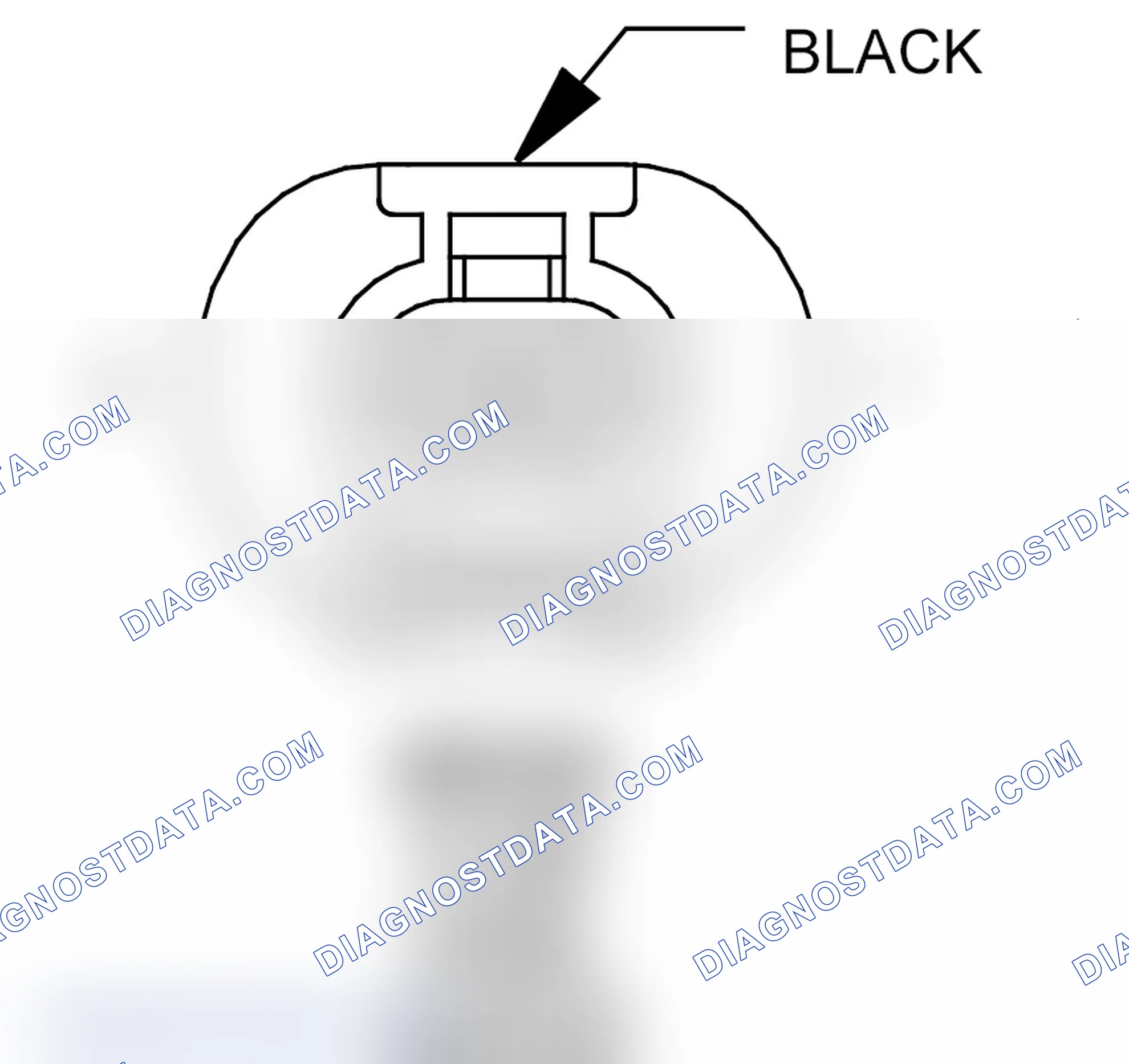 Scheme 58: Brake Fluid Level Switch Connector End View