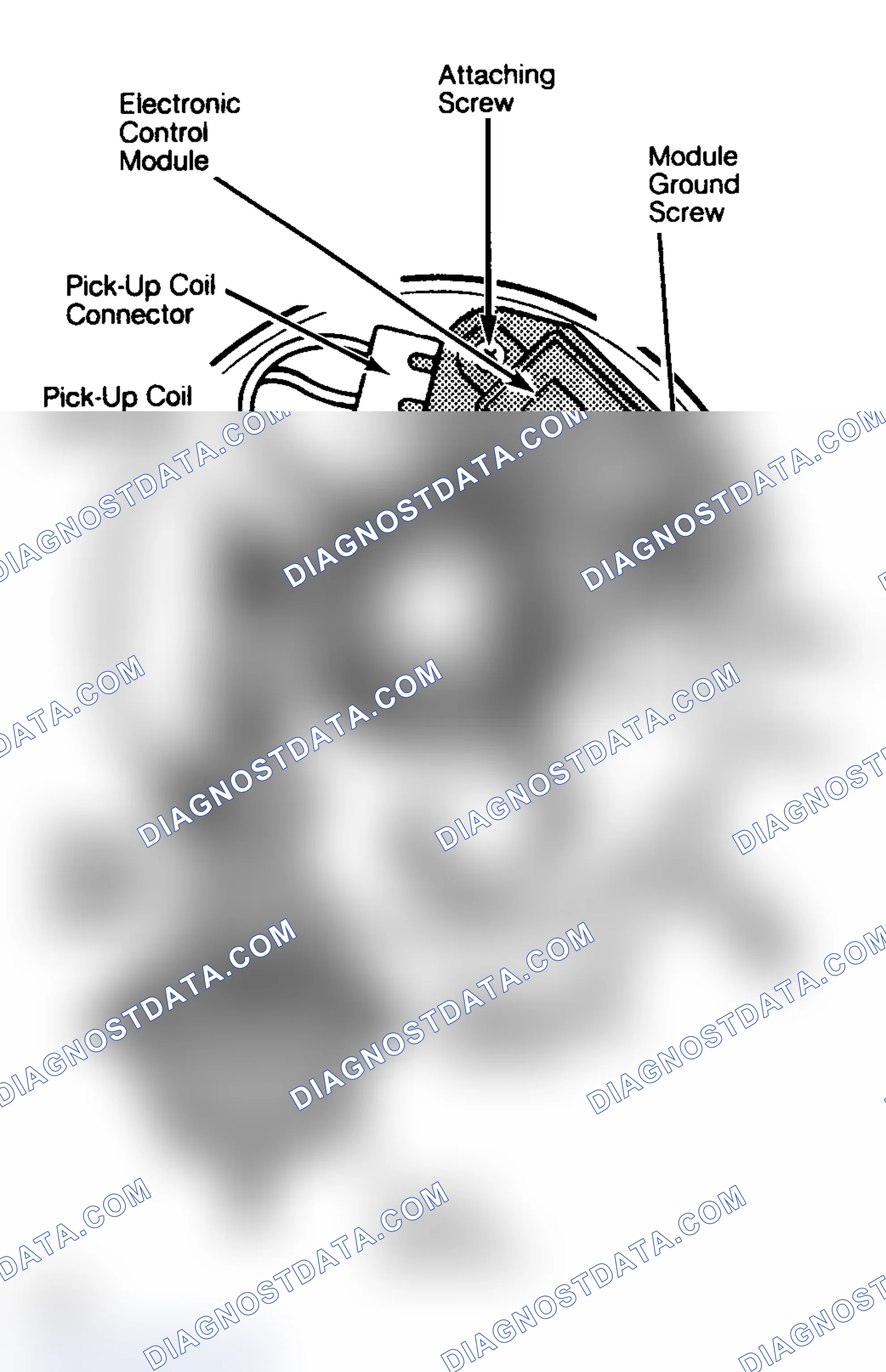 Scheme 10: Internal Components of HEI Distributor Number of module terminals will vary between regular and ESC systems.