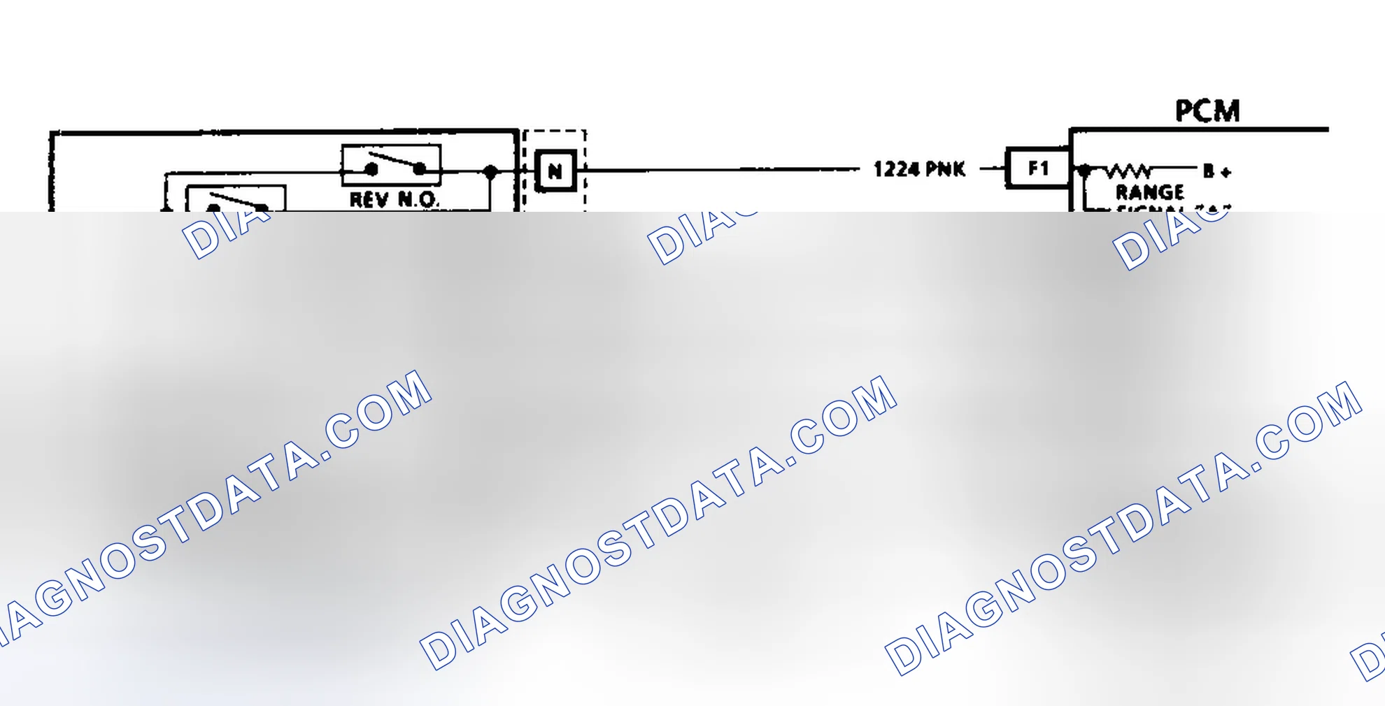 Scheme 280: Code 28 Schematic (4L60-E Transmission (Gasoline) Transmission Range Pressure Switch