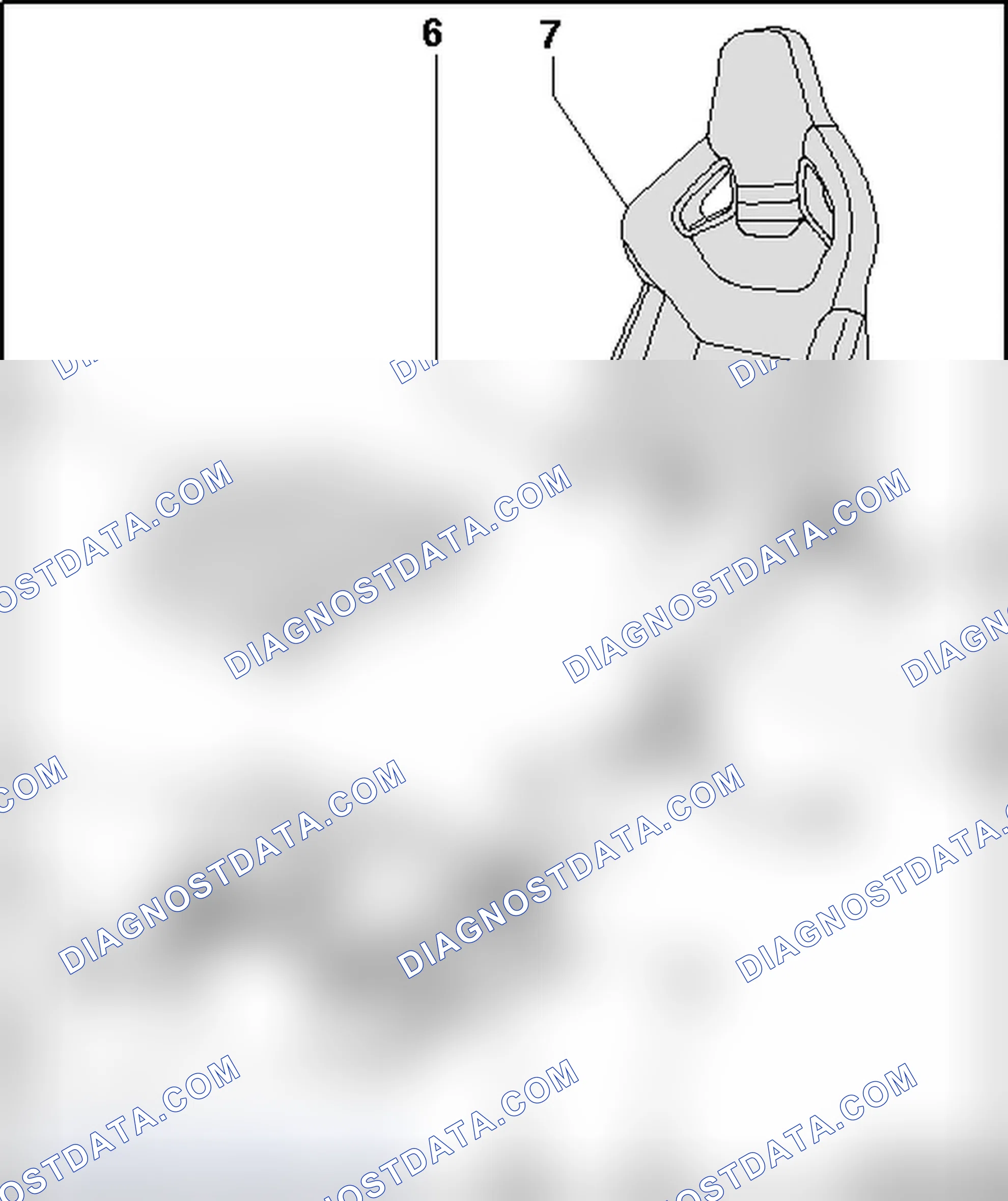Scheme 79: LOWER SEAT FRAME AND FRONT BACKREST OVERVIEW
