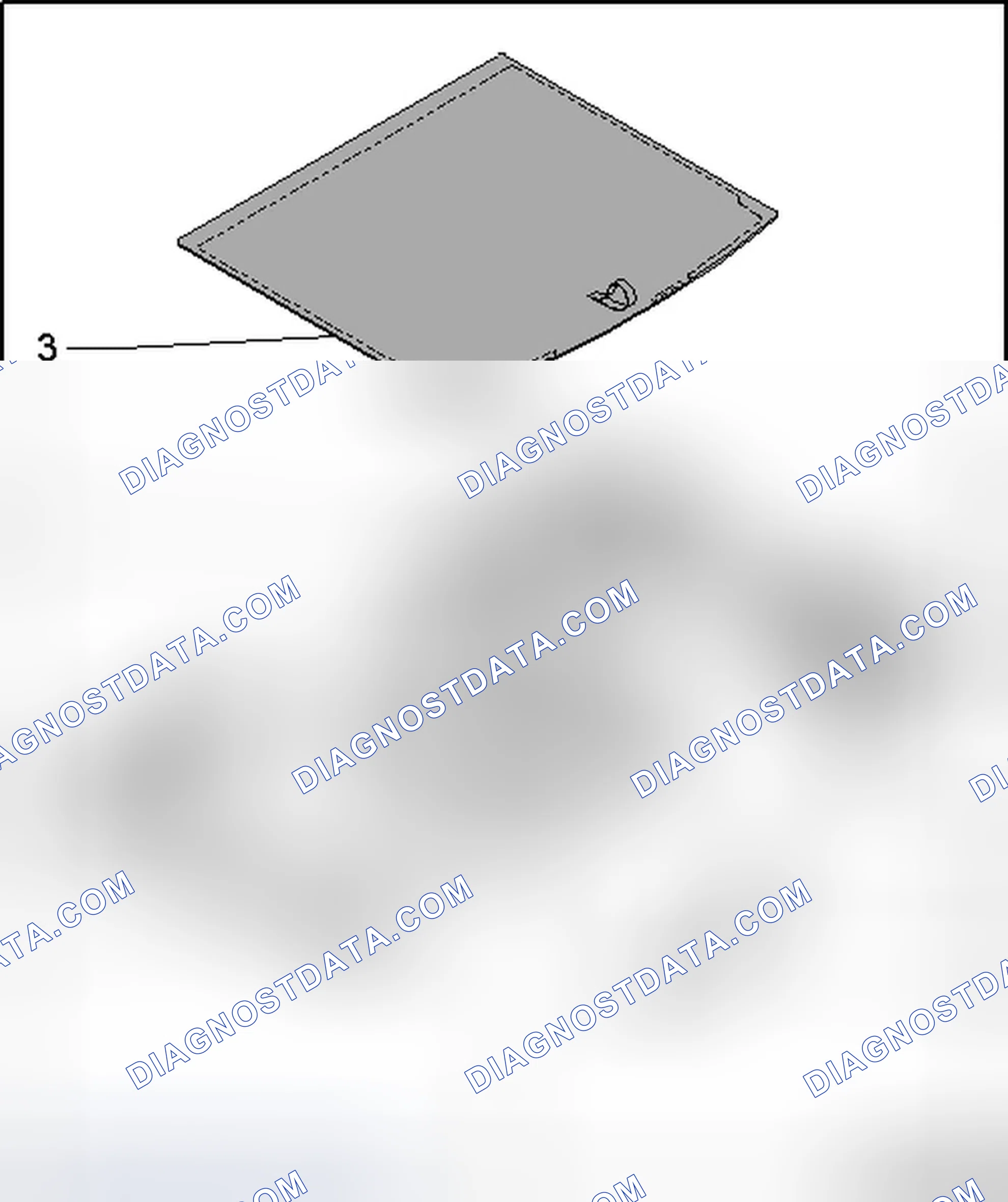 Scheme 18: LUGGAGE COMPARTMENT FLOOR MAT COMPONENT OVERVIEW