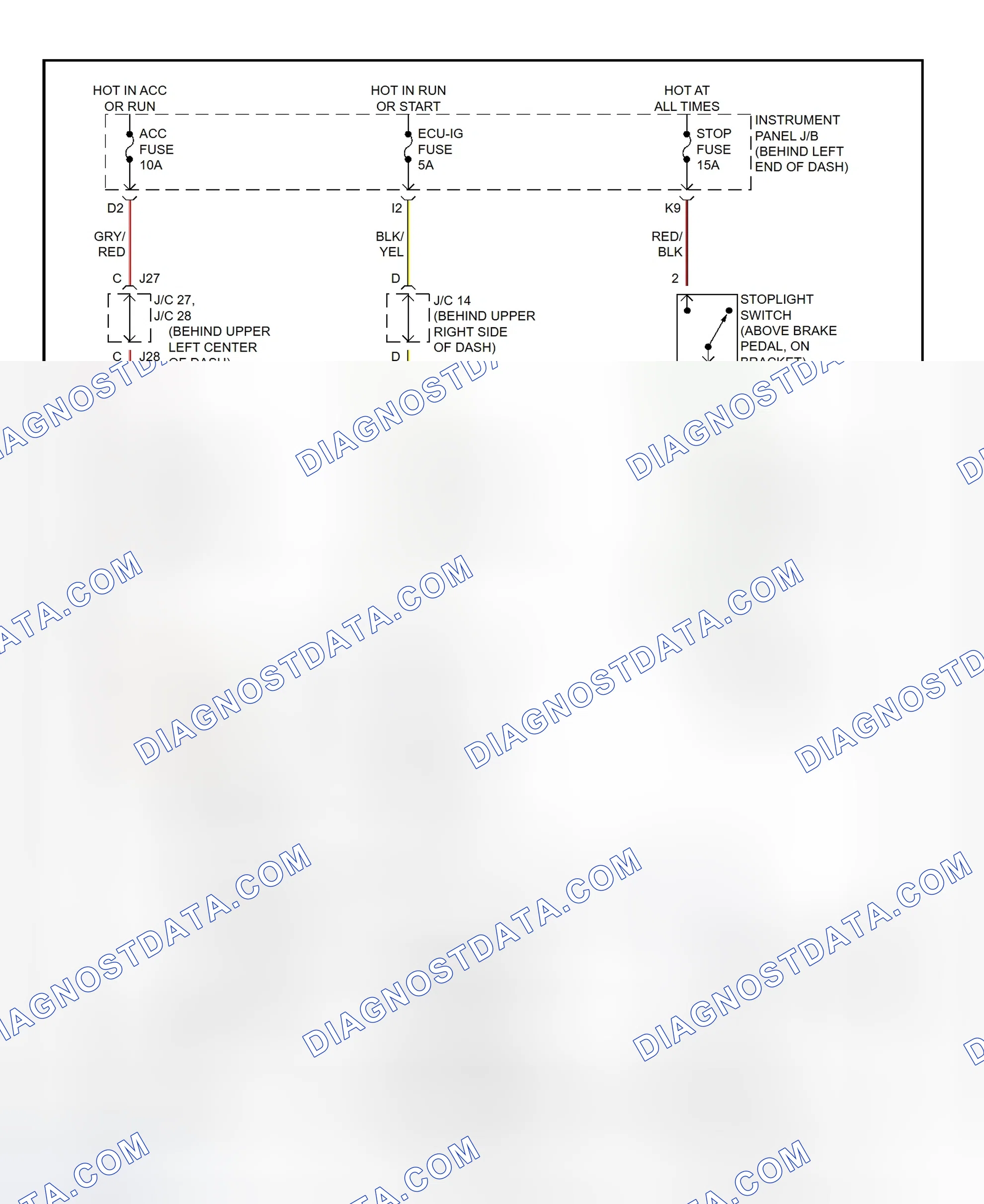 Scheme 370: Shift Interlock System Wiring Diagram (2002 - Toyota Prius)