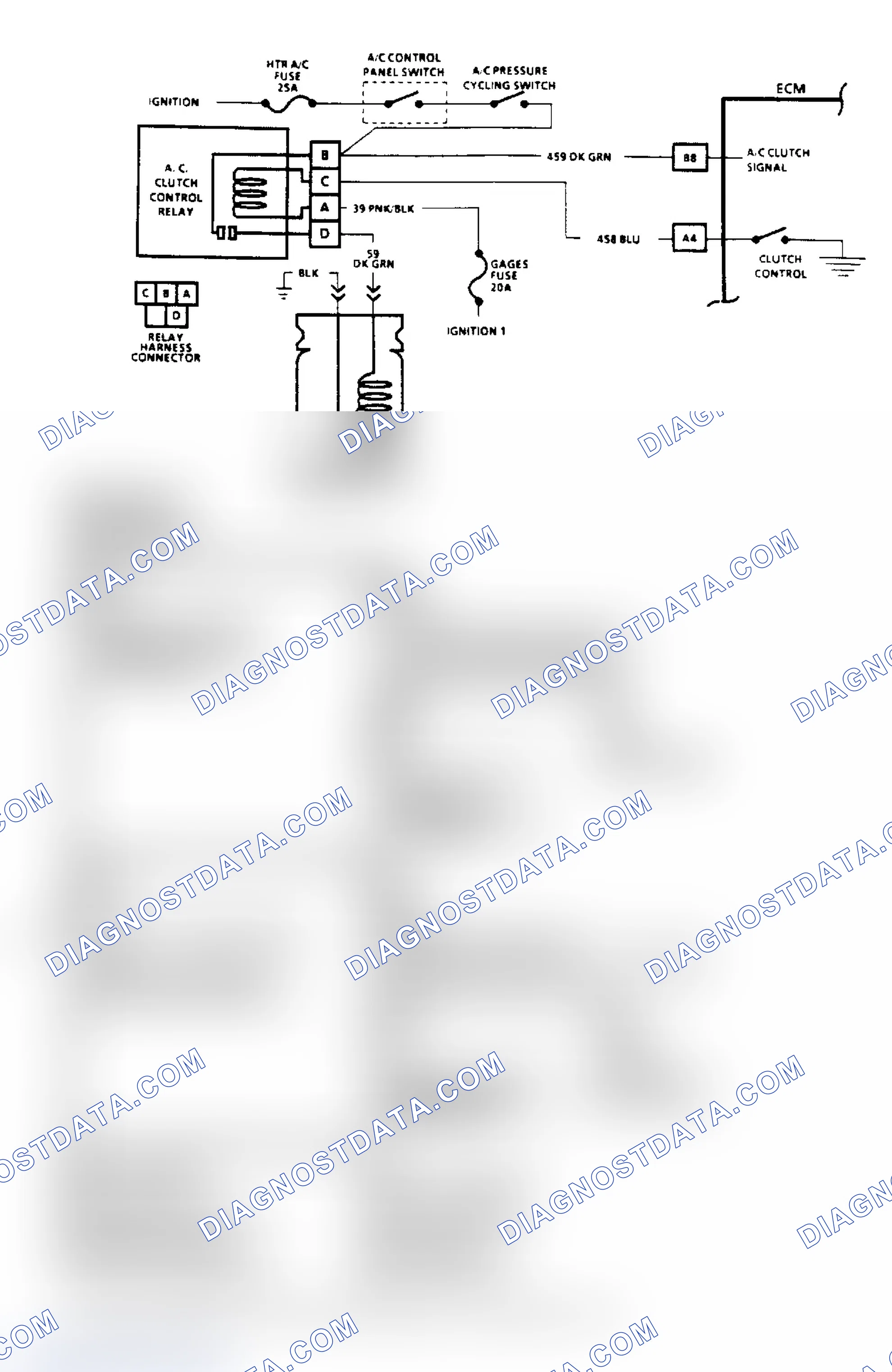Scheme 95: A/C Clutch Control Diagnosis Flow Chart (2.5L) (3 Of 3)