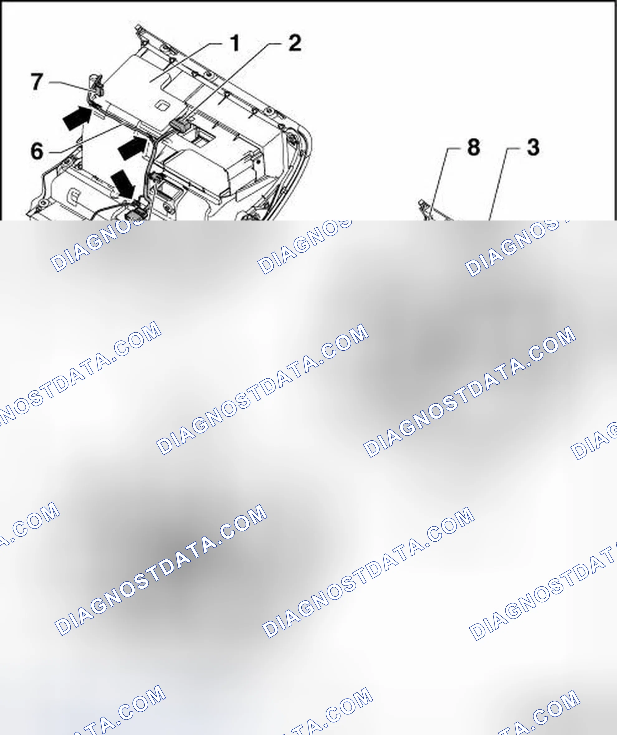 Scheme 3: GLOVE COMPARTMENT WIRING HARNESS ROUTING AND SECURING