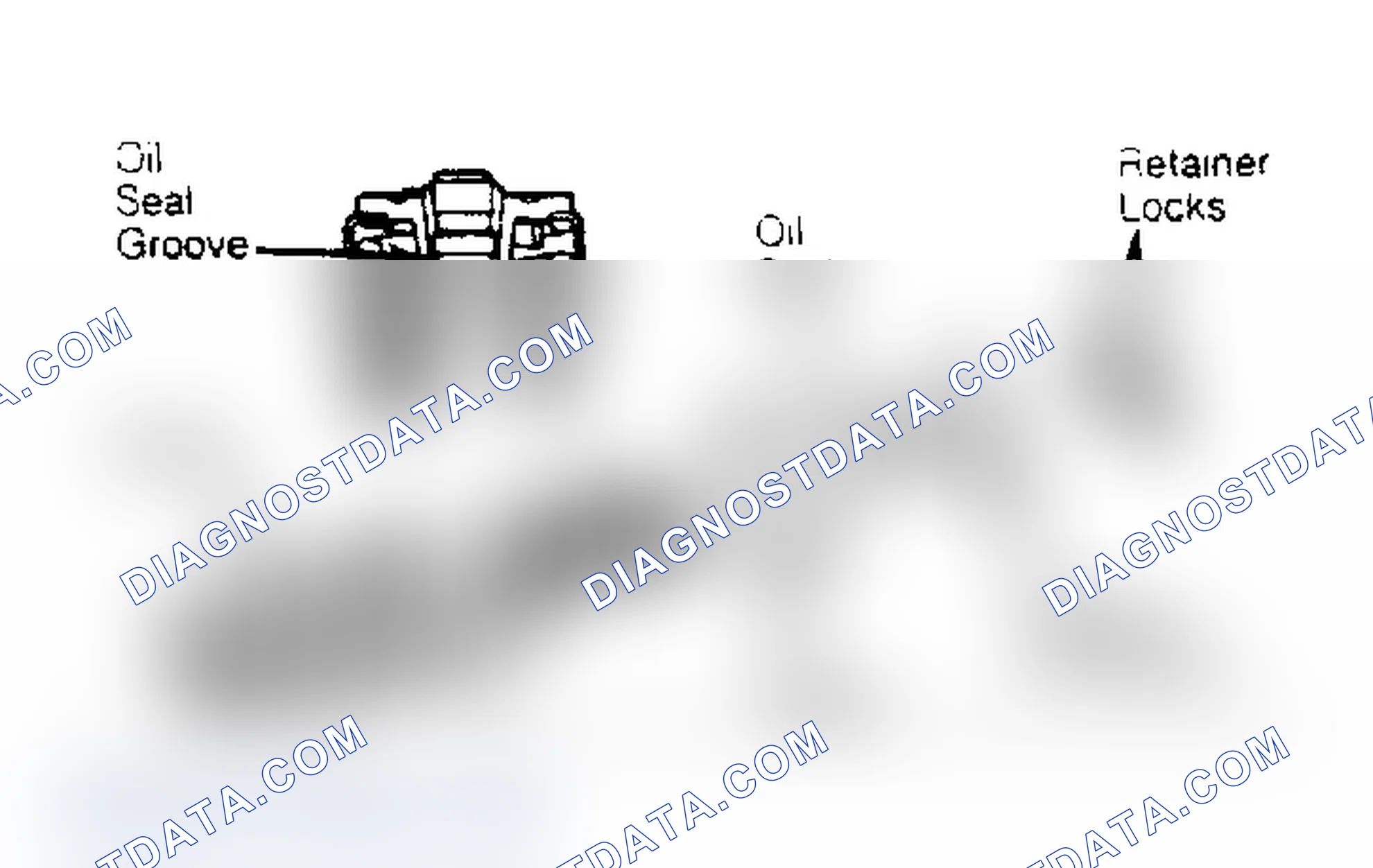 Scheme 77: Exploded View of Valve Spring Assembly Exhaust valves use a rotator.