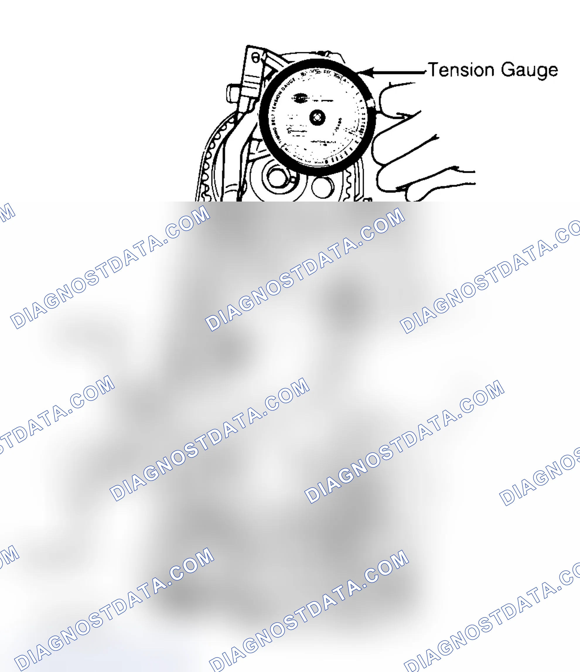 Scheme 28: Adjusting Typical Timing Belt Tension