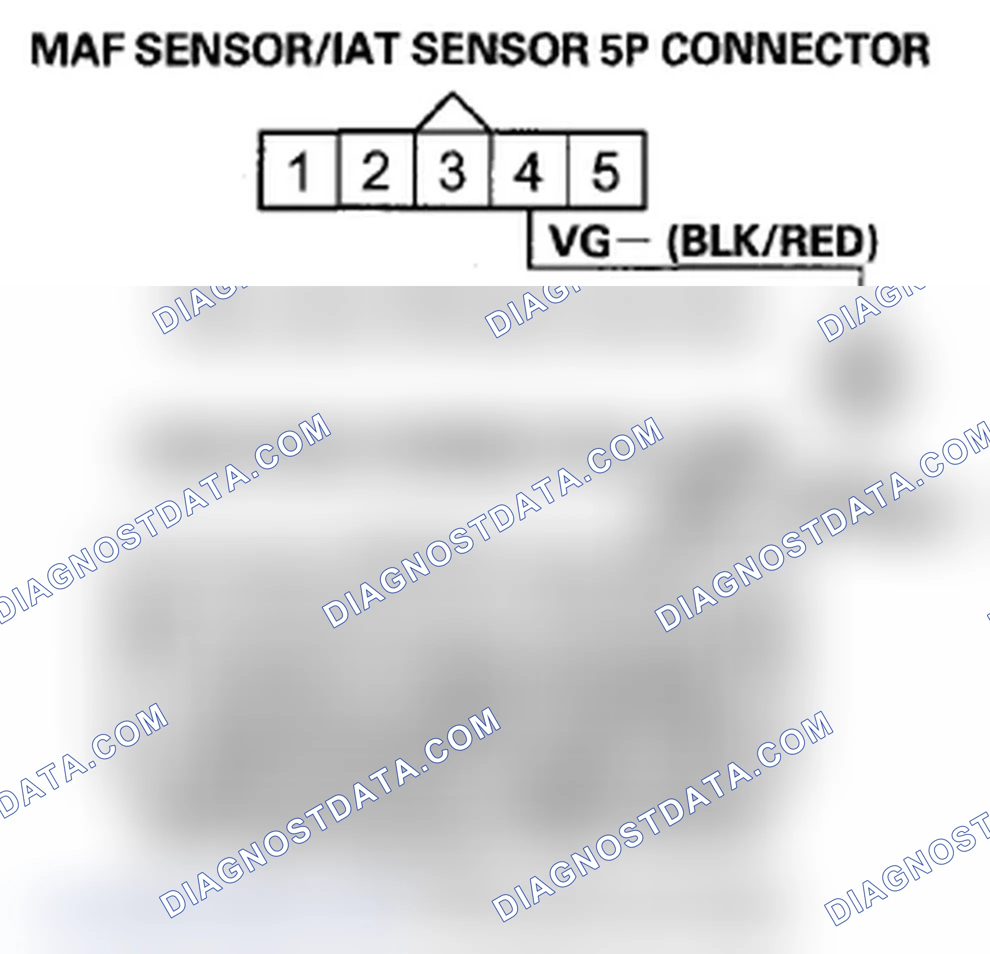 Scheme 124: DTC P0103: MAF Sensor Circuit High Voltage