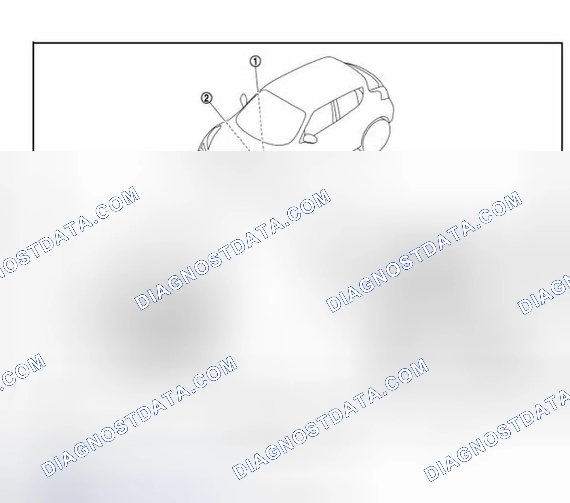 Scheme 7: STARTING SYSTEM (WITHOUT INTELLIGENT KEY): Component Parts Location