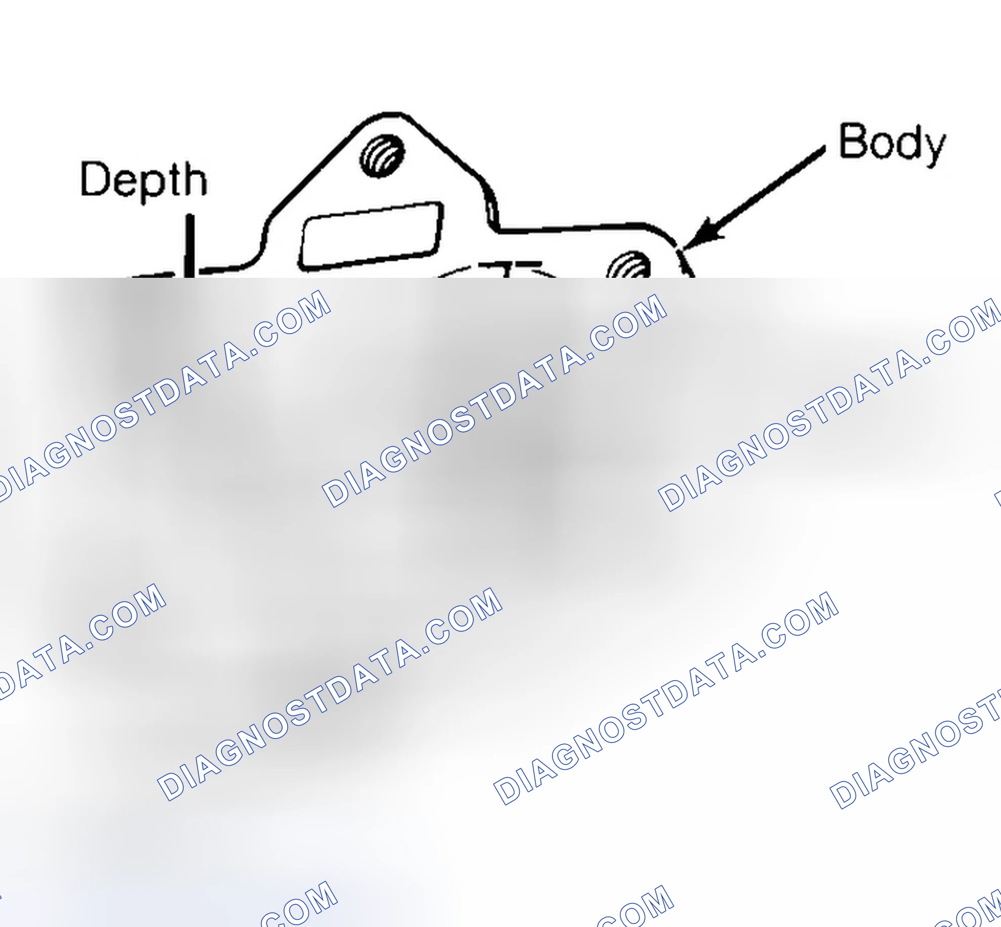 Scheme 35: Measuring Oil Pump Gear Cavity