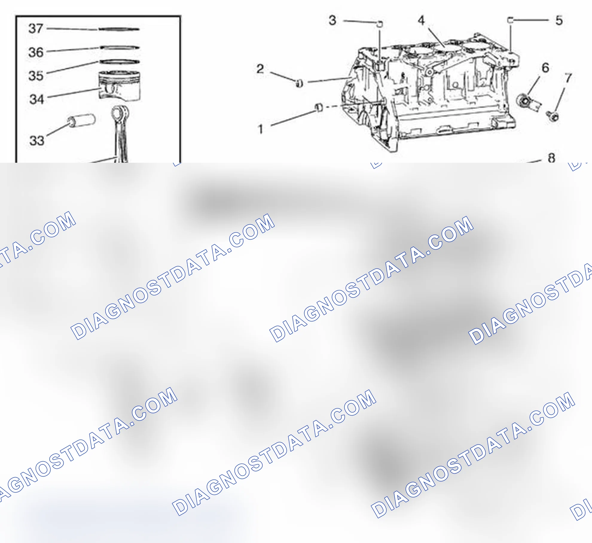 Scheme 71: Engine Block Assembly - 1.4L LDD