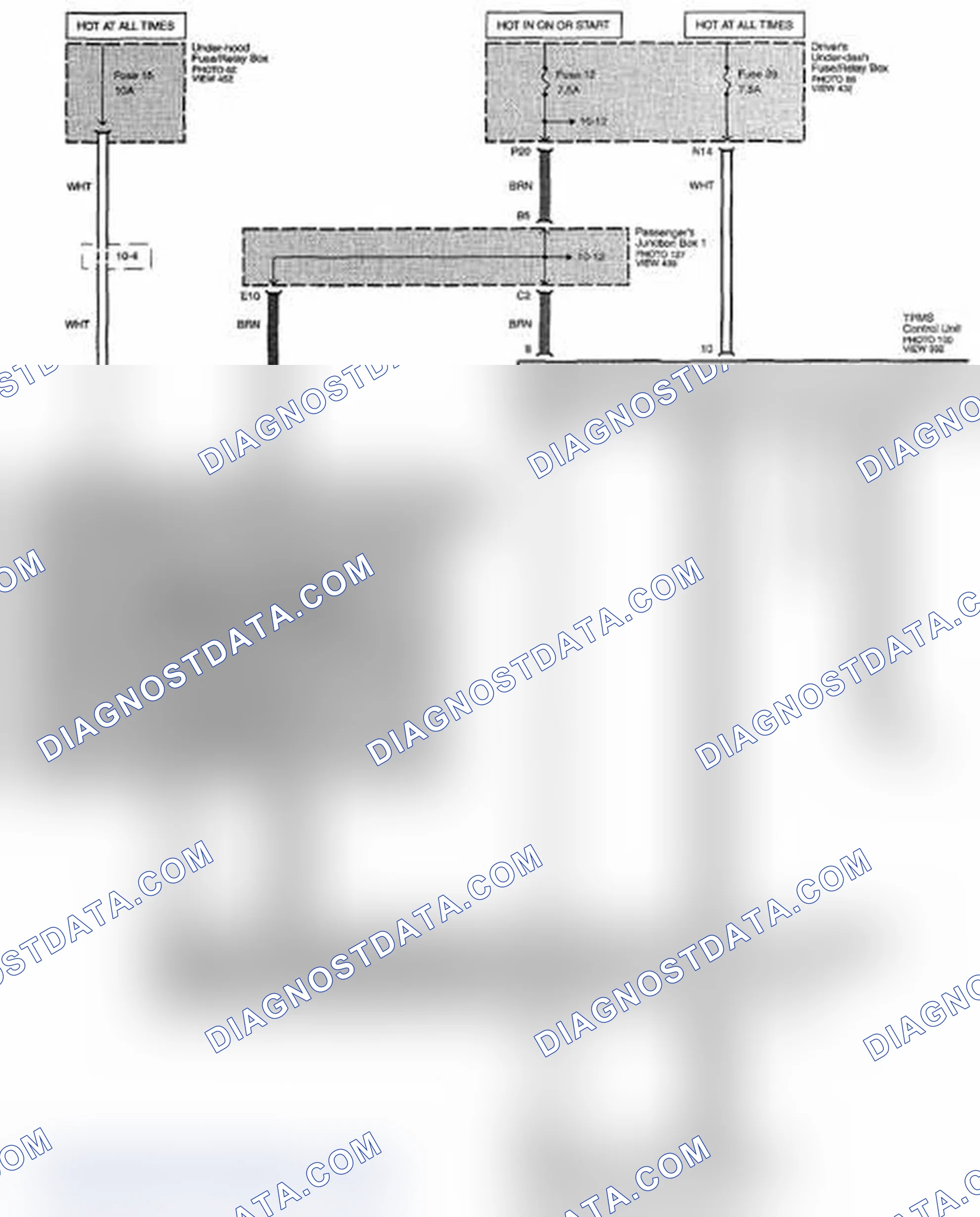 Scheme 217: Tire Pressure Monitoring System Circuit Diagram (Page 85)