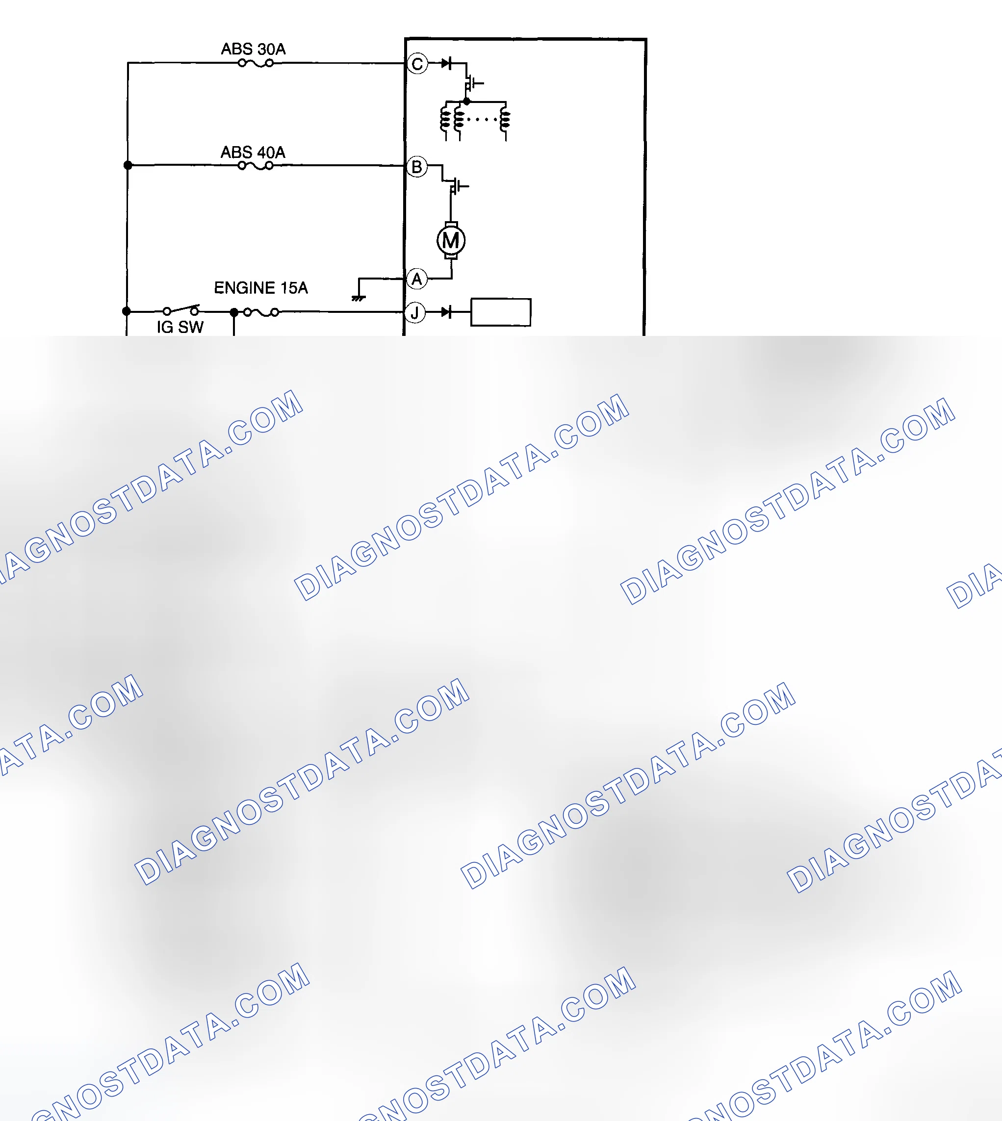 Scheme 18: ABS SYSTEM WIRING DIAGRAM