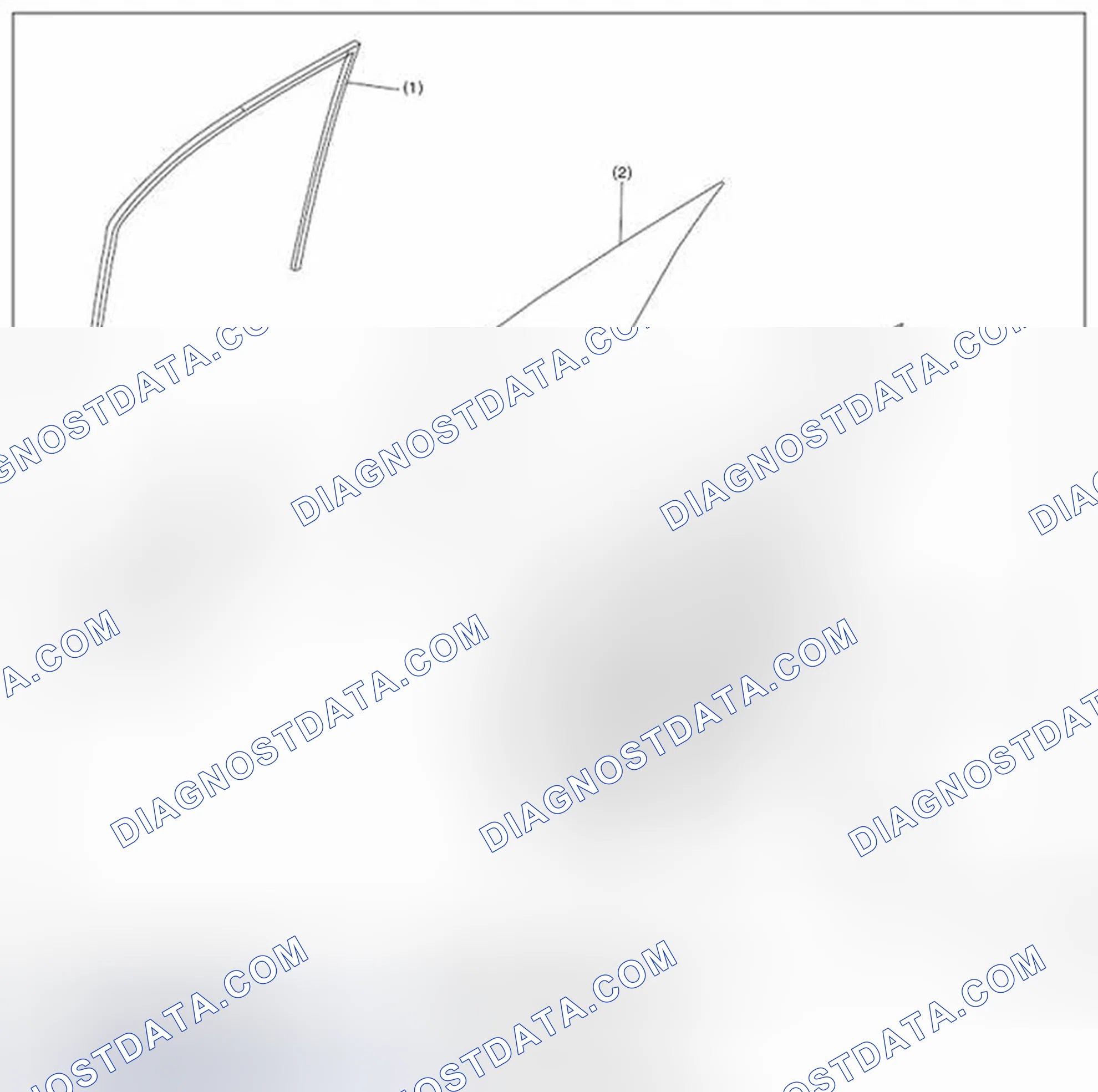 Scheme 8: FRONT DOOR GLASS