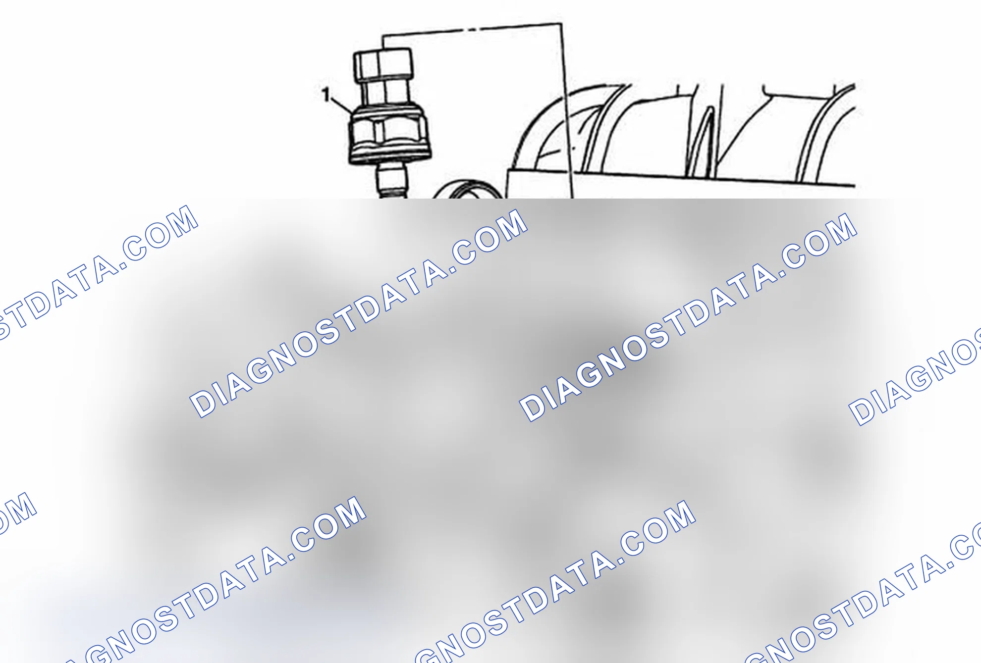Scheme 59: Fuel Pressure Sensor Replacement - Fuel Injection Fuel Rail