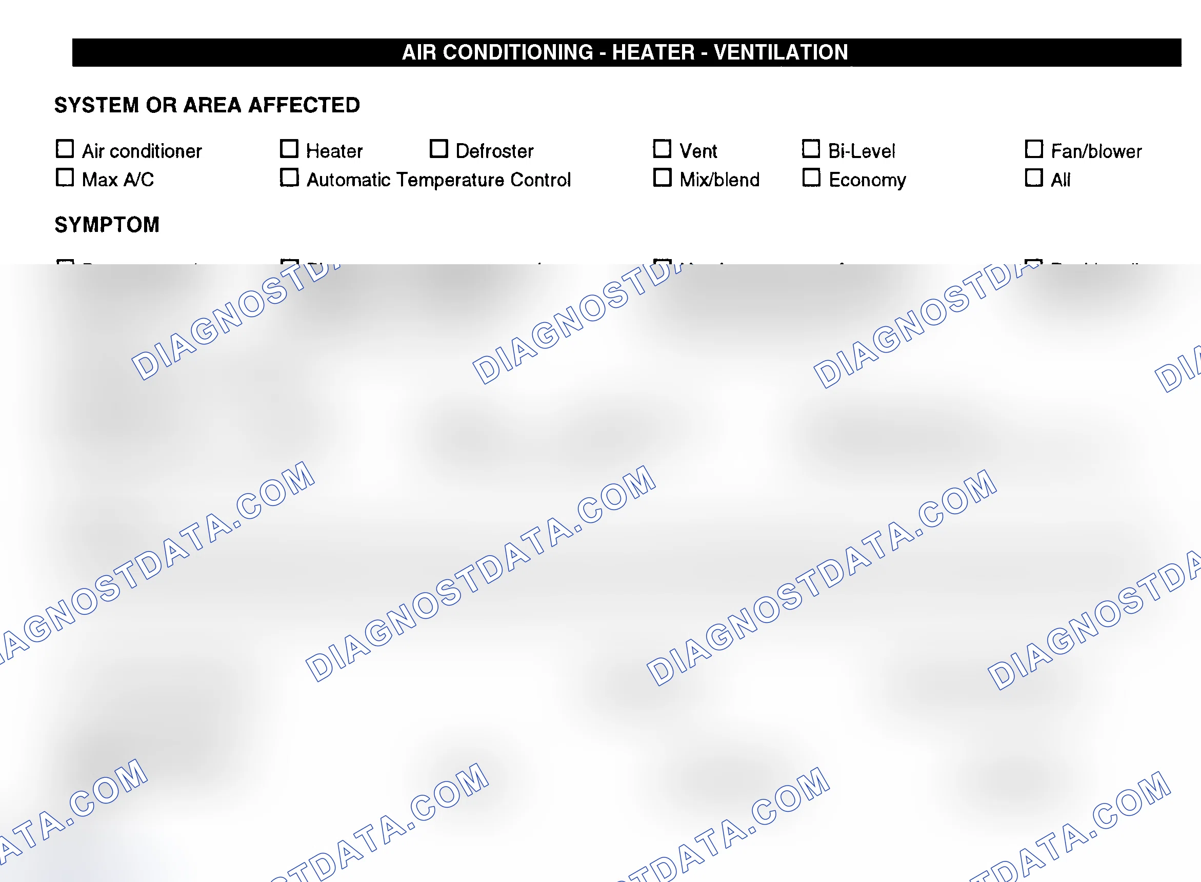 Scheme 8: Air Conditioning, Heater & Ventilation
