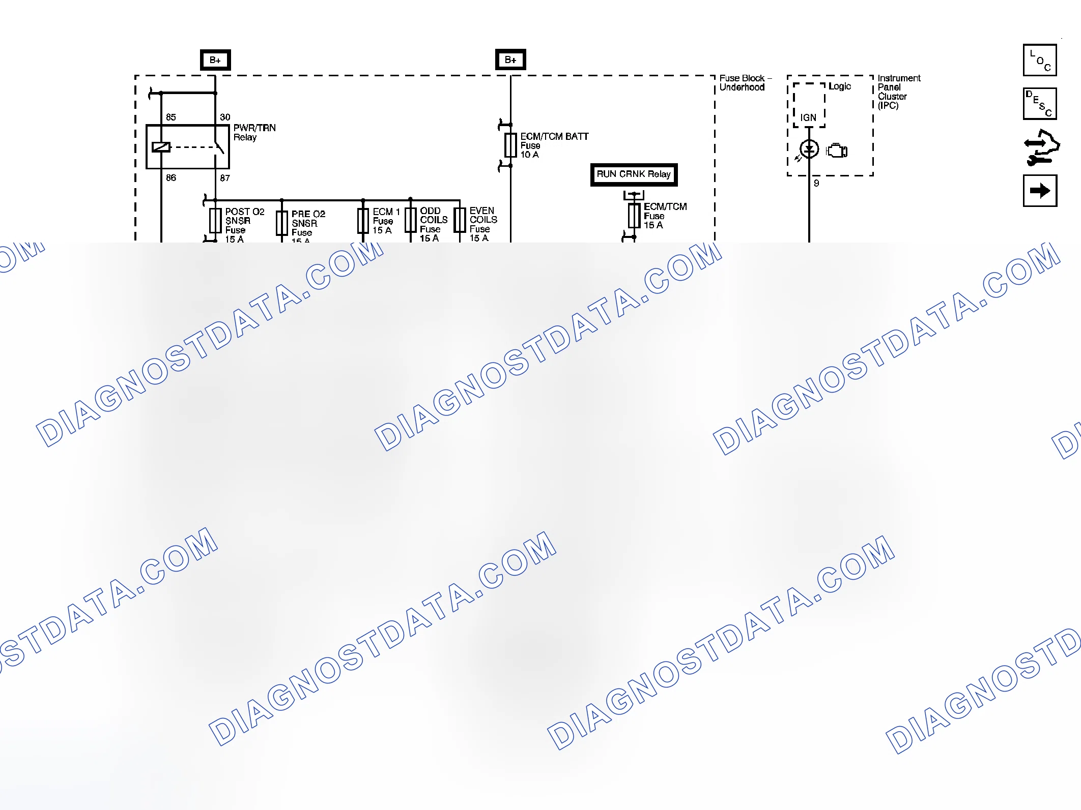 Scheme 55: Engine Controls Schematics