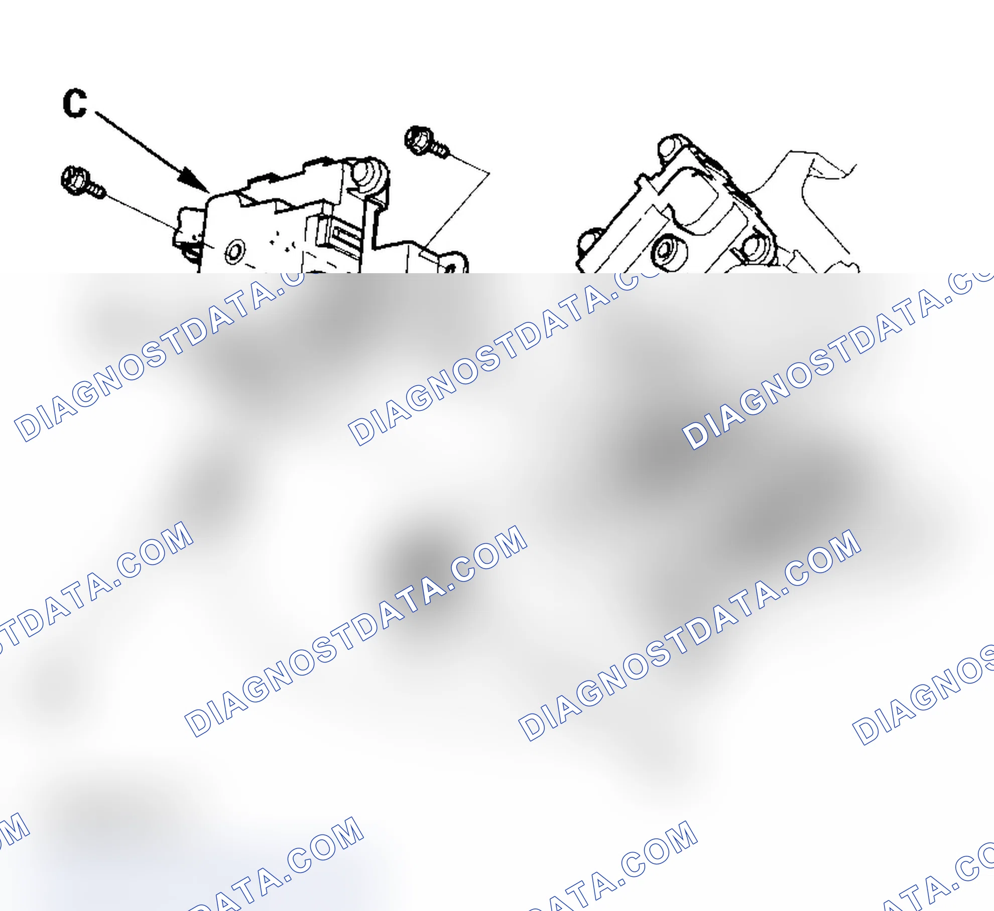 Scheme 123: Driver's Air Mix Control Motor Replacement